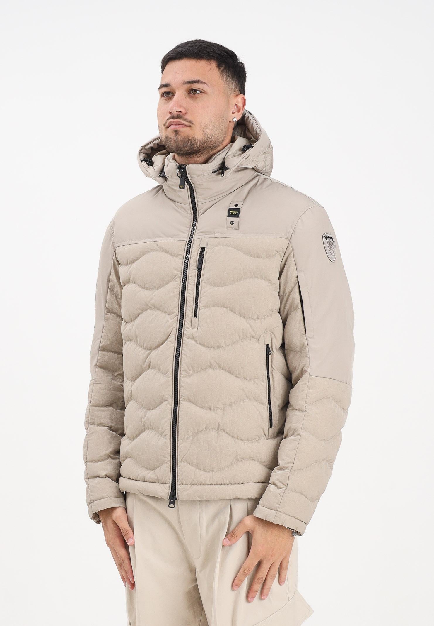 BLAUER Piumino FERWOOD beige da uomo 25WBLUC02152-007287 301 BLAUER