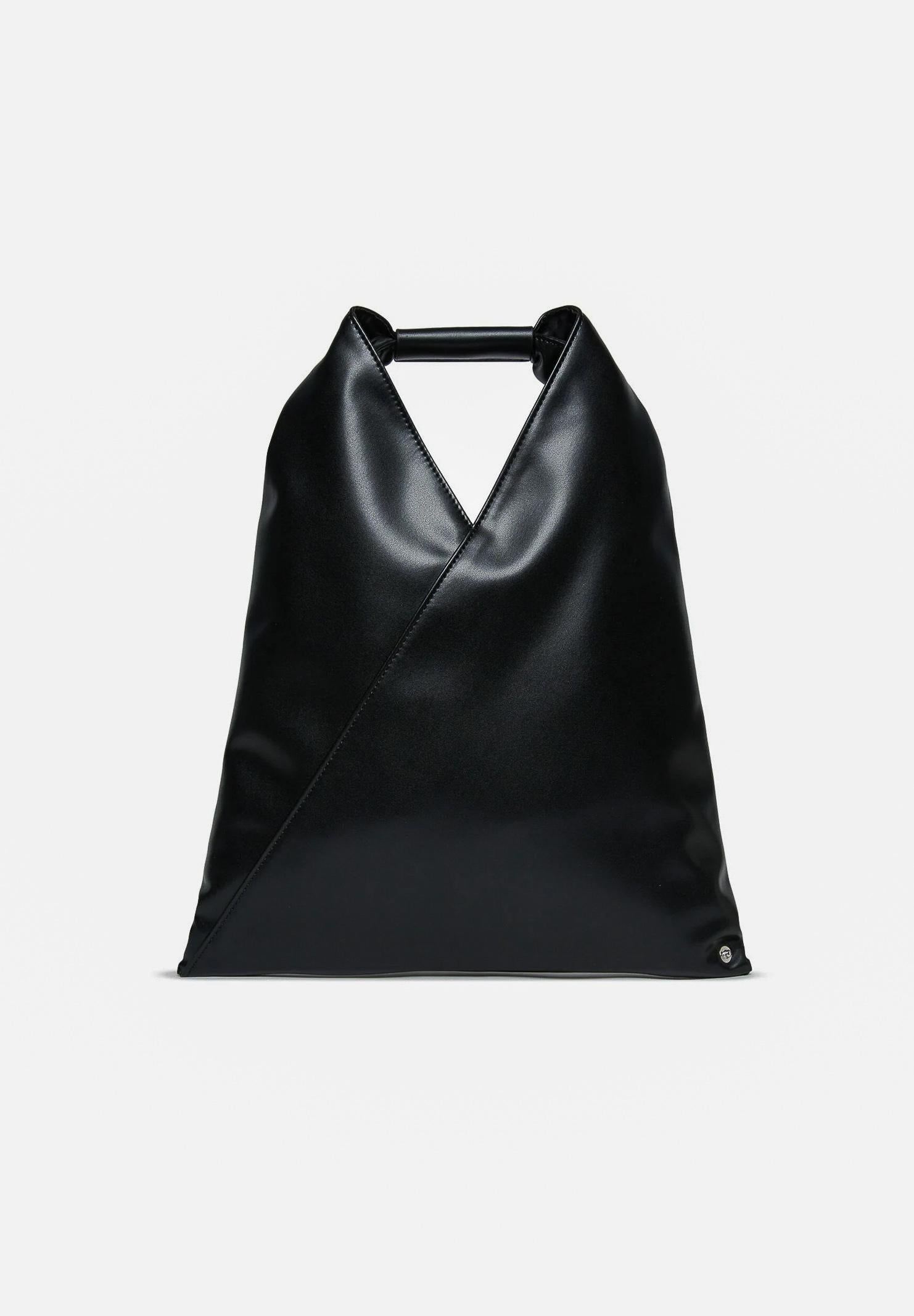 MAISON MARGIELA Borsa a mano Japanese in similpelle nera da donna M60607P4313 T8013 MAISON MARGIELA