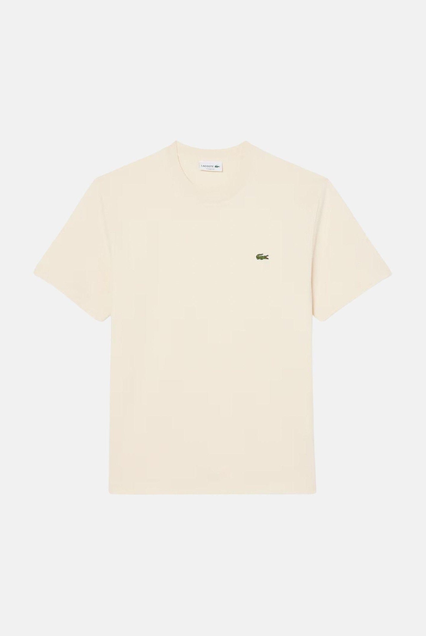 LACOSTE T-shirt a manica corta beige per uomo e donna con logo TH7318 056 LACOSTE