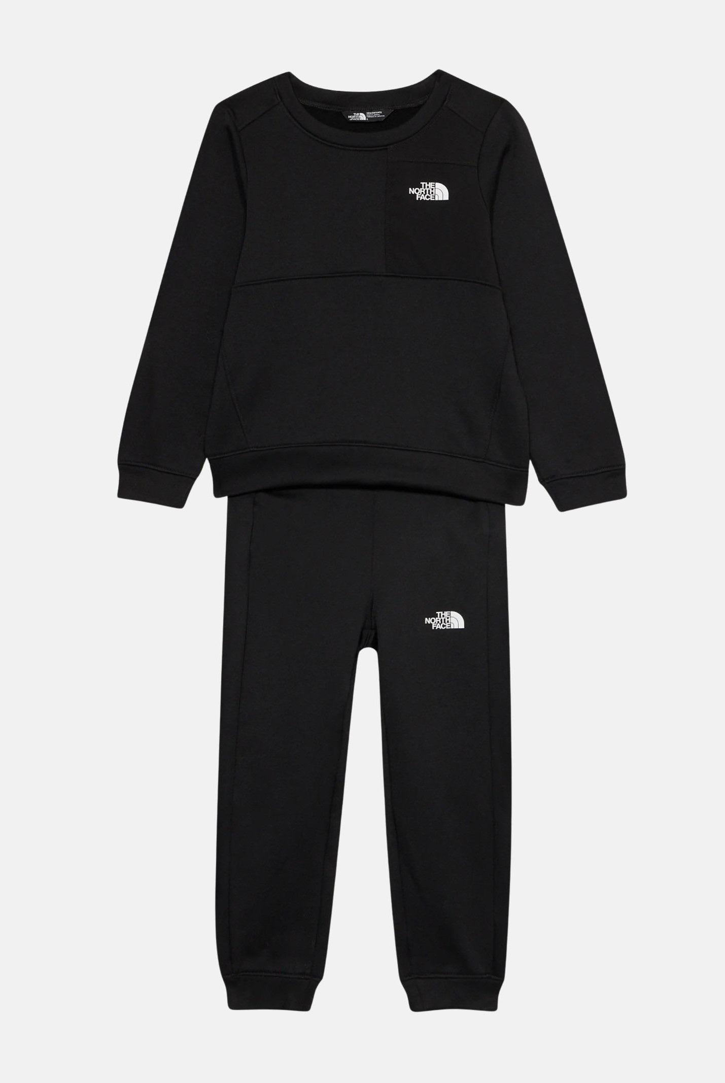 THE NORTH FACE tuta nera per bambino e bambina con logo NF0A8CV0JK31  THE NORTH FACE