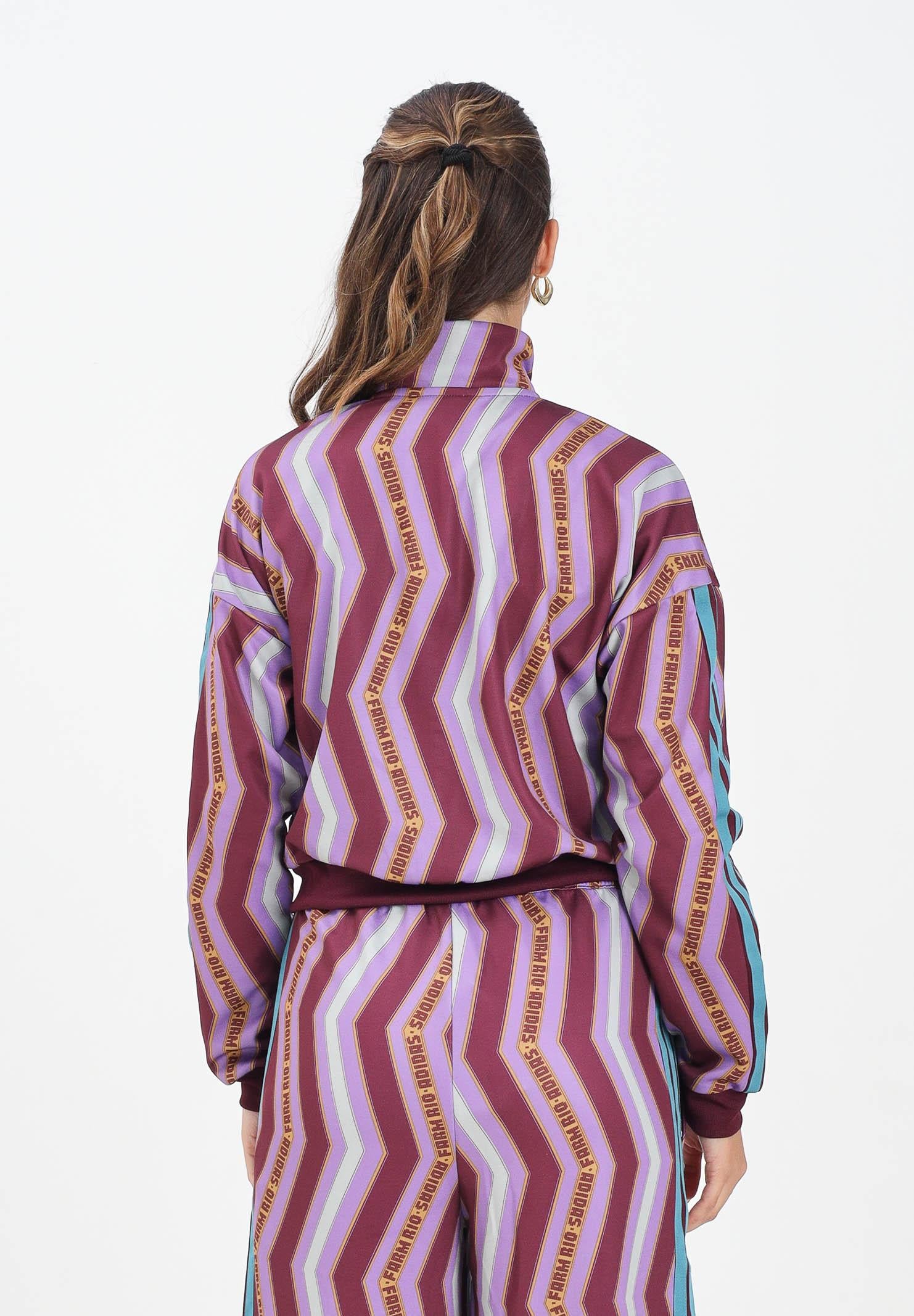 ADIDAS PERFORMANCE Felpa con zip Adidas x FARM Tiro viola da donna JL8617 ADIDAS PERFORMANCE