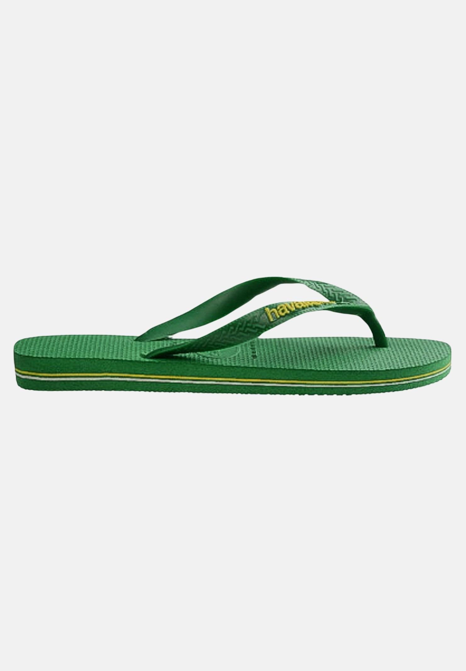 Infradito verde per uomo e donna Havaianas Brasil Logo Neon<BR/><BR/> 4149370 6758 HAVAIANAS