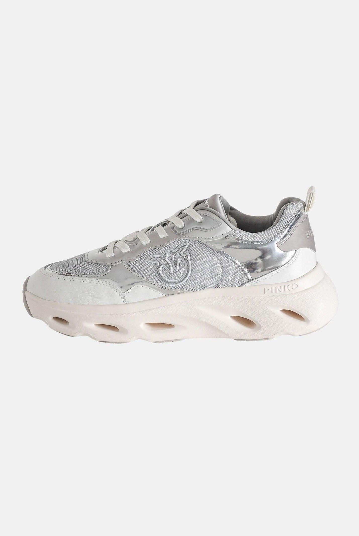 PINKO Sneakers argento da donna con logo SS0167P144ZZF ZZF PINKO