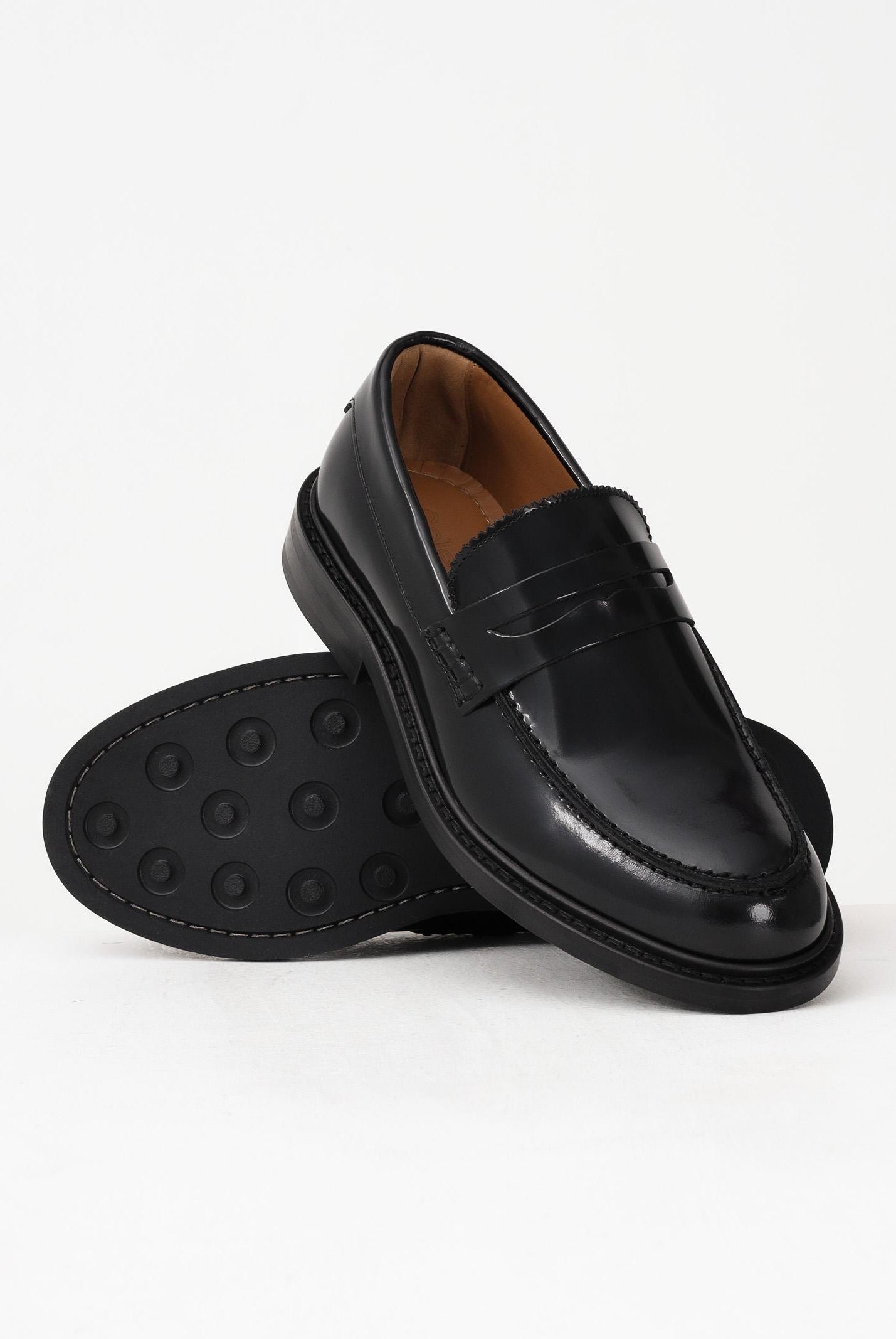 SELECTED HOMME Mocassini neri da uomo 16094711 BL SELECTED HOMME