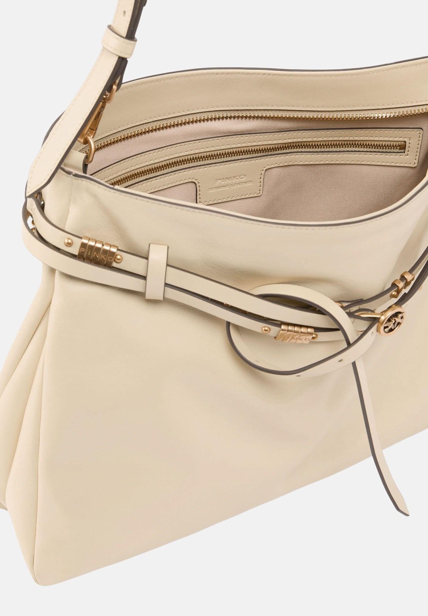 PINKO Borsa a spalla Belt Bag Big beige da donna 105903A0QO C50Q PINKO