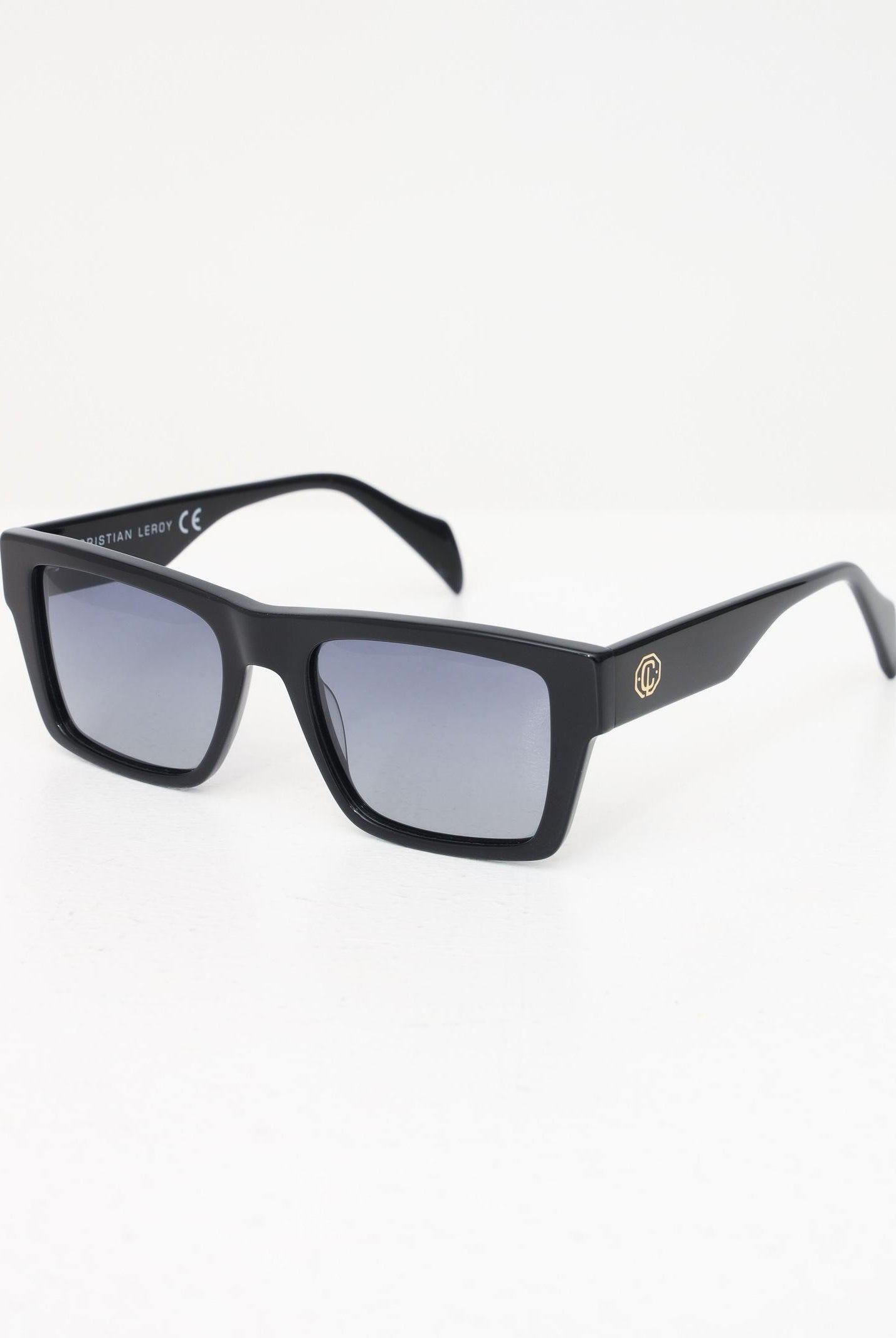 Occhiali da sole neri per uomo e donna 700240 02 CRISTIAN LEROY