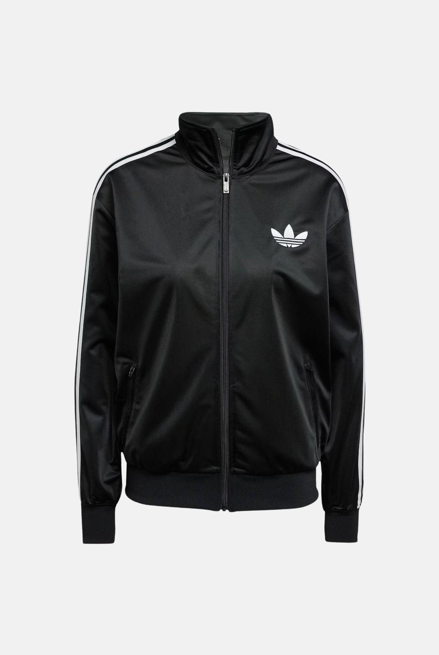ADIDAS ORIGINALS Felpa con zip Adicolor Classic Firebird Loose nera da donna JC8251 . ADIDAS ORIGINALS