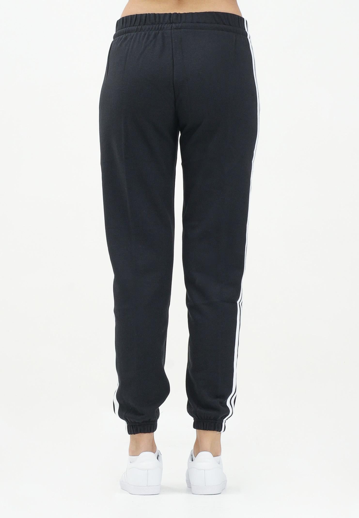 ADIDAS PERFORMANCE Pantalone sportivo Essentials 3-Stripes French Terry Cuffed nero da donna JD5302 ADIDAS PERFORMANCE