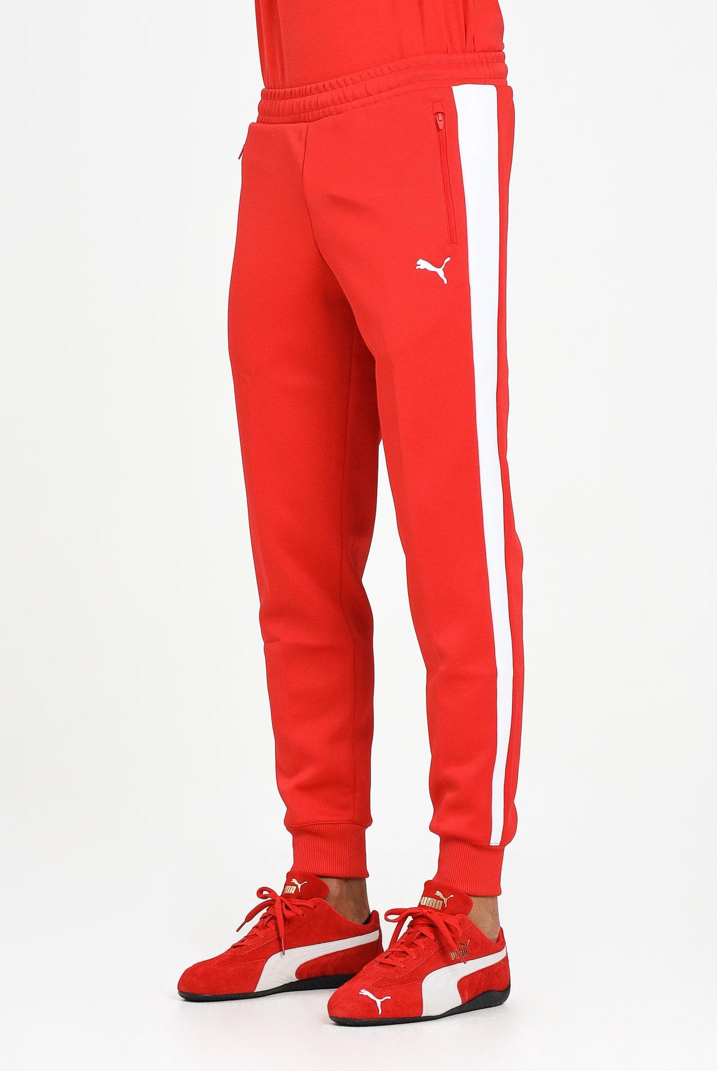 PUMA Pantalone sportivo T7 ALWAYS ON rosso da uomo 629588 11 PUMA