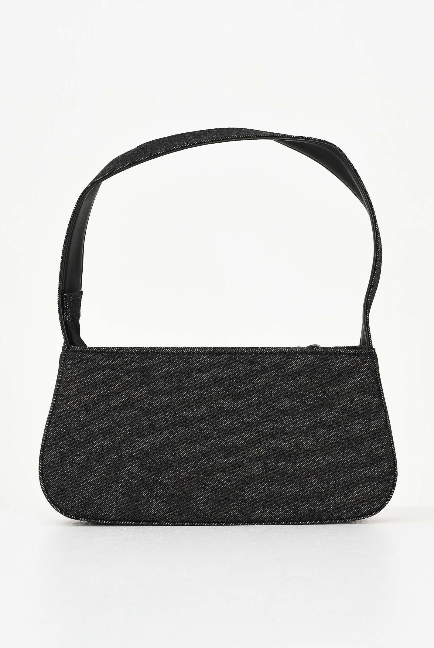 DIESEL Borsa WJULIE in denim nero da donna con strass applicati J02530KXBRM K02 DIESEL