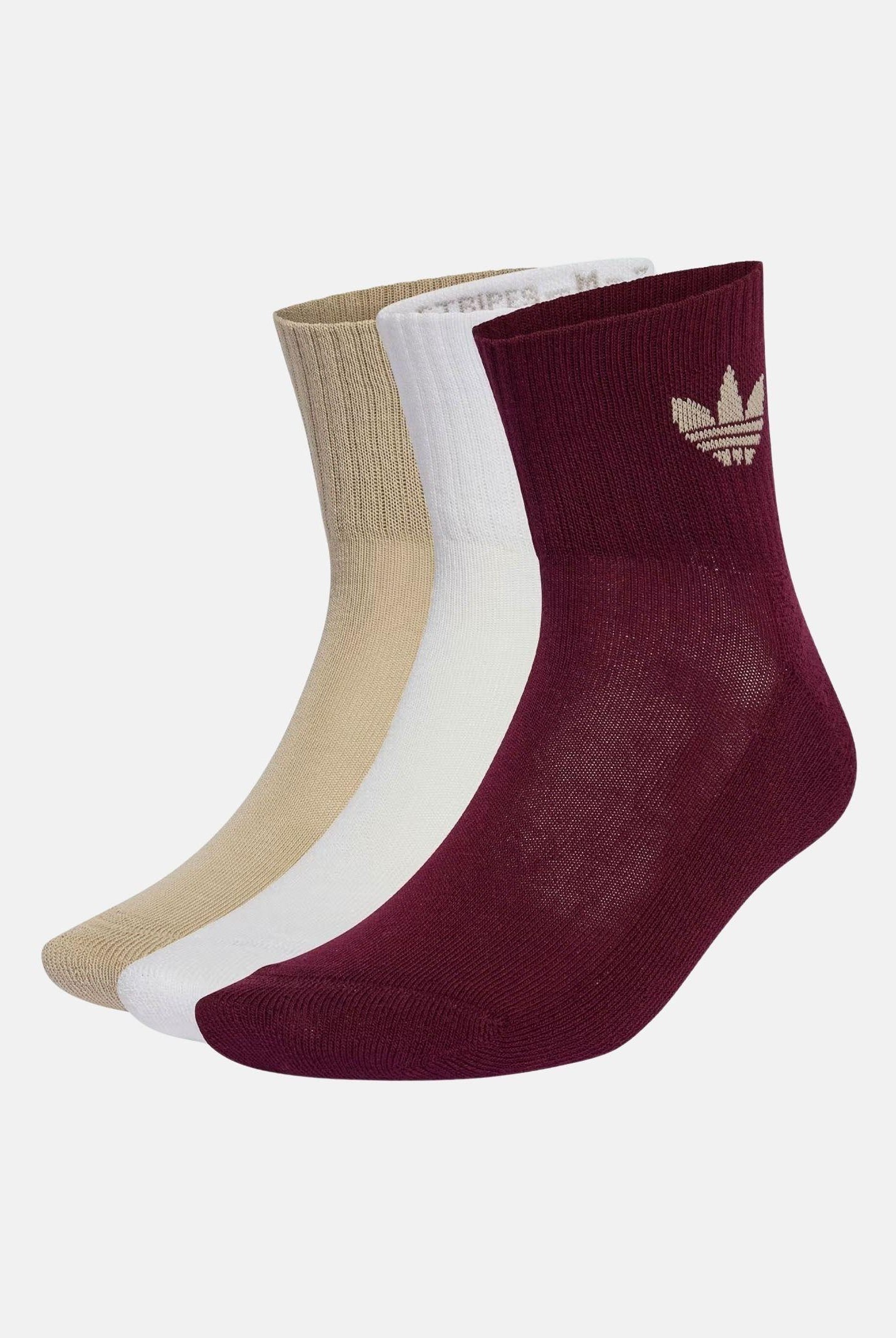 ADIDAS ORIGINALS Calzini Mid (3 paia) multicolore per uomo e donna KD8273 . ADIDAS ORIGINALS