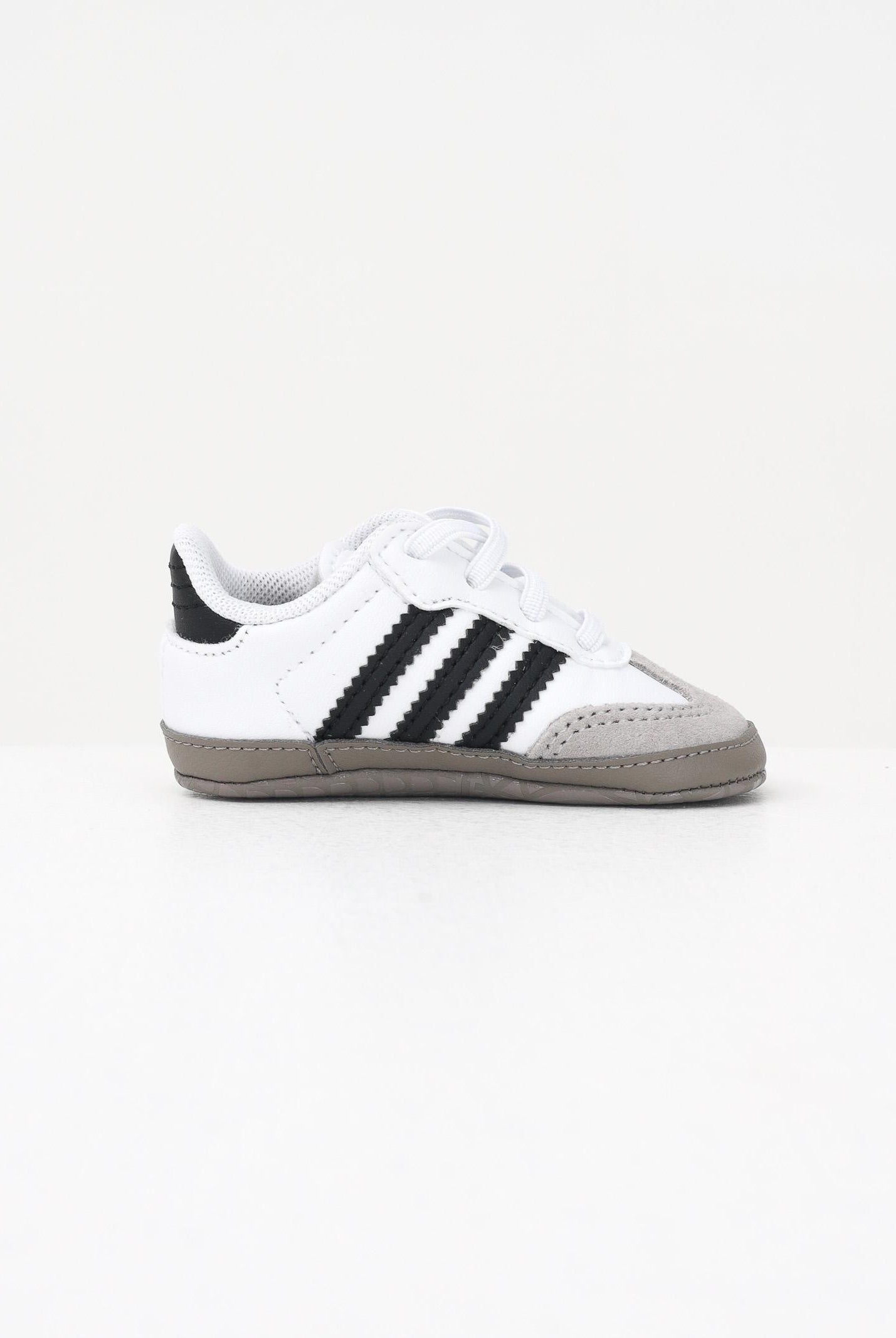 ADIDAS ORIGINALS Scarpe da culla Samba bianche e nere da neonato JI2758 . ADIDAS ORIGINALS