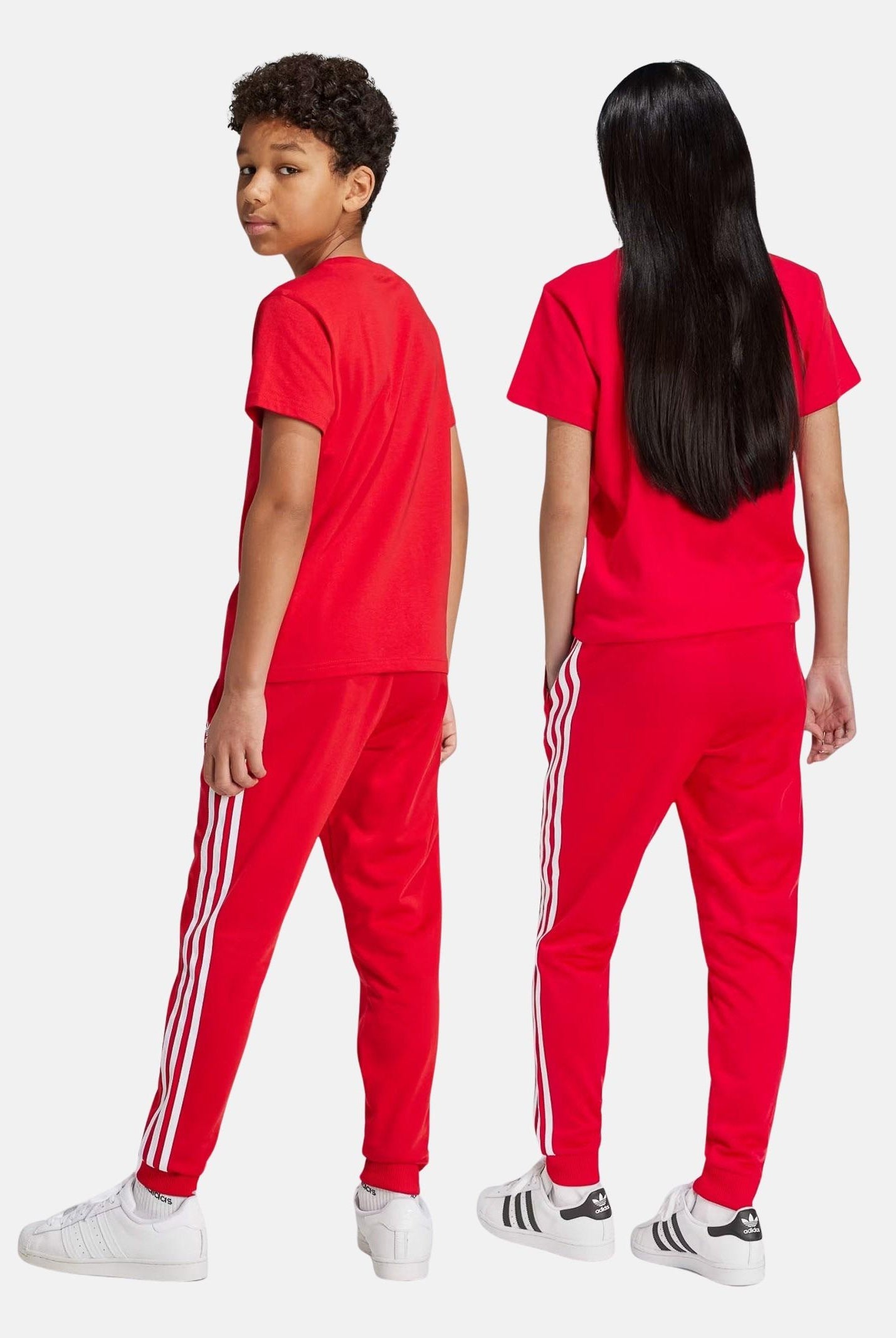 Pantalone sportivo Adicolor SST rosso per bambino e bambina IX7631 ADIDAS ORIGINALS
