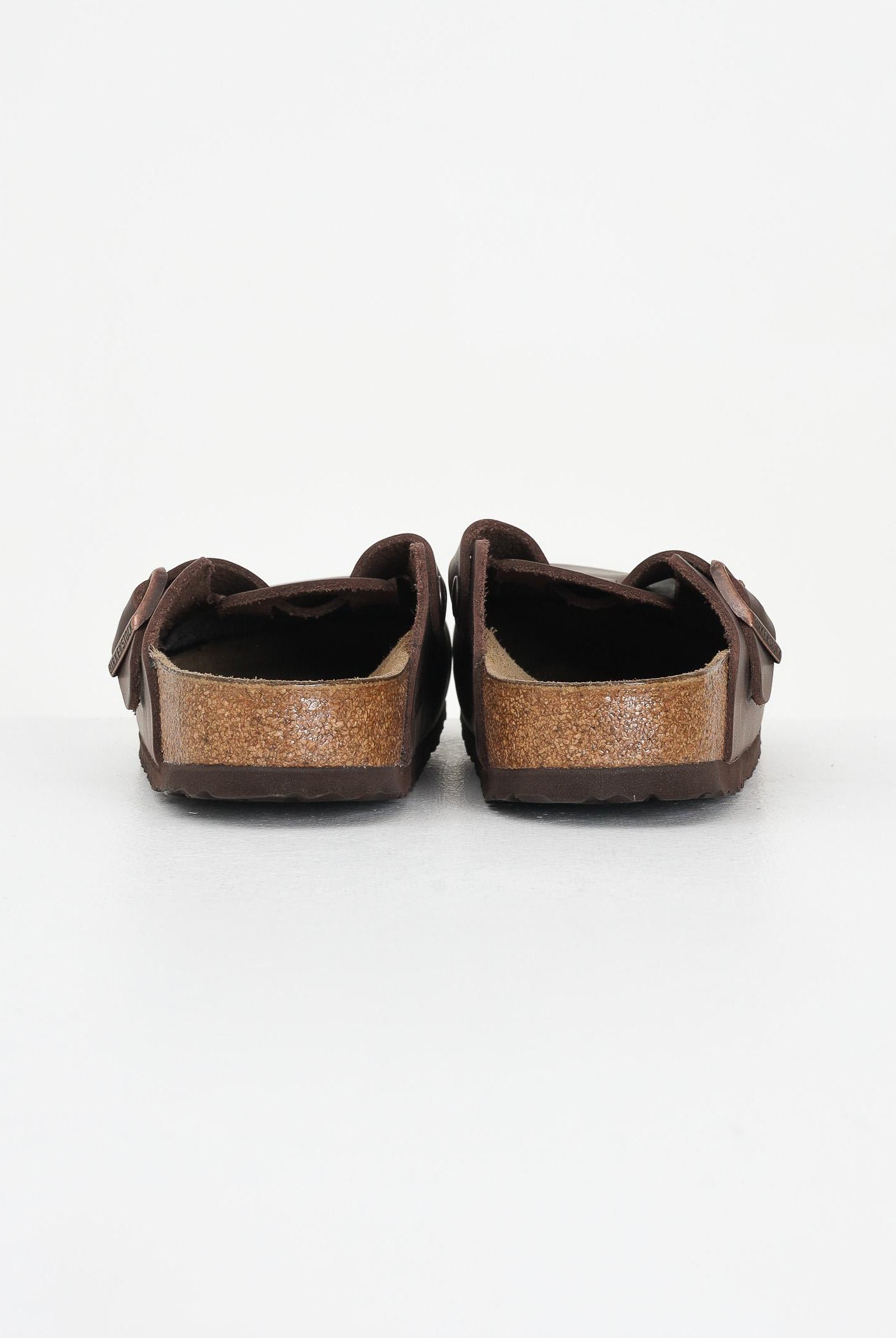 BIRKENSTOCK Ciabatte marroni per uomo e donna modello Boston 860133 . BIRKENSTOCK