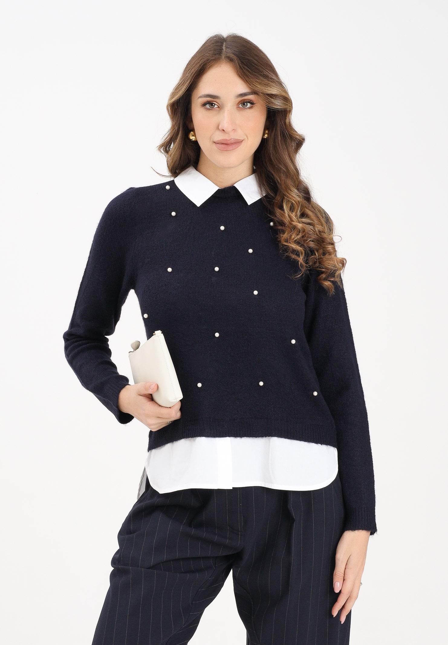 ONLY Maglioncino DOLLY blu da donna 15353350 NightSky ONLY