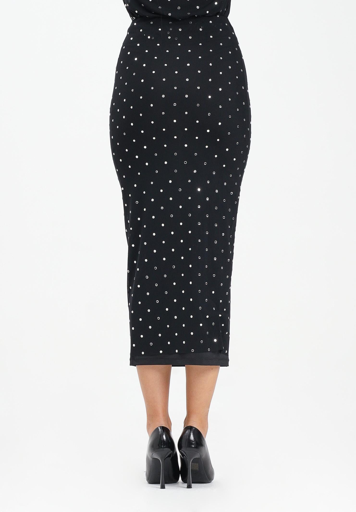 ALMA SANCHEZ Gonna midi Gapi nera da donna AS2526124RT 999 ALMA SANCHEZ