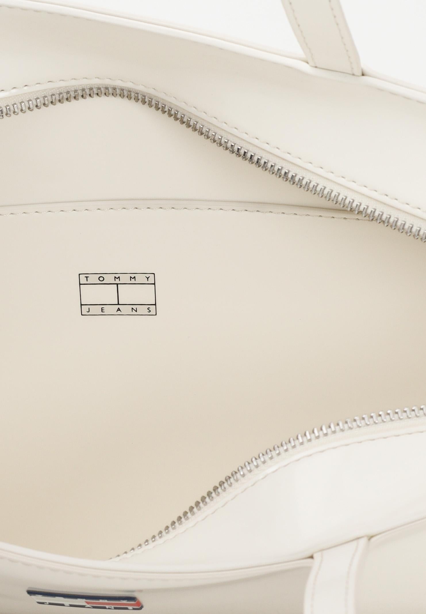 TOMMY JEANS Shopper panna da donna con logo AW0AW18069 YBI TOMMY JEANS