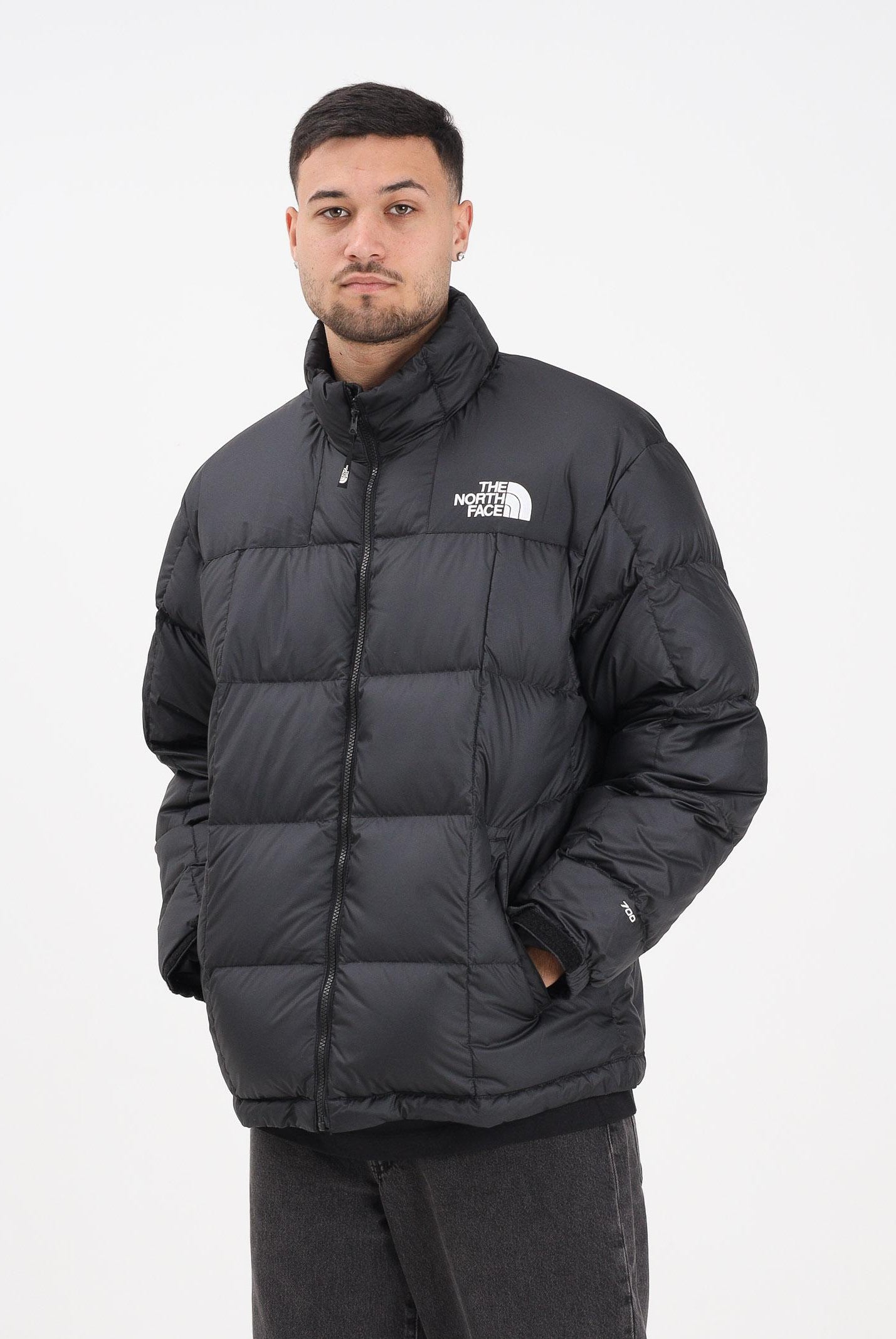 THE NORTH FACE Piumino Lhotse nero da uomo NF0A3Y23GOE1 . THE NORTH FACE