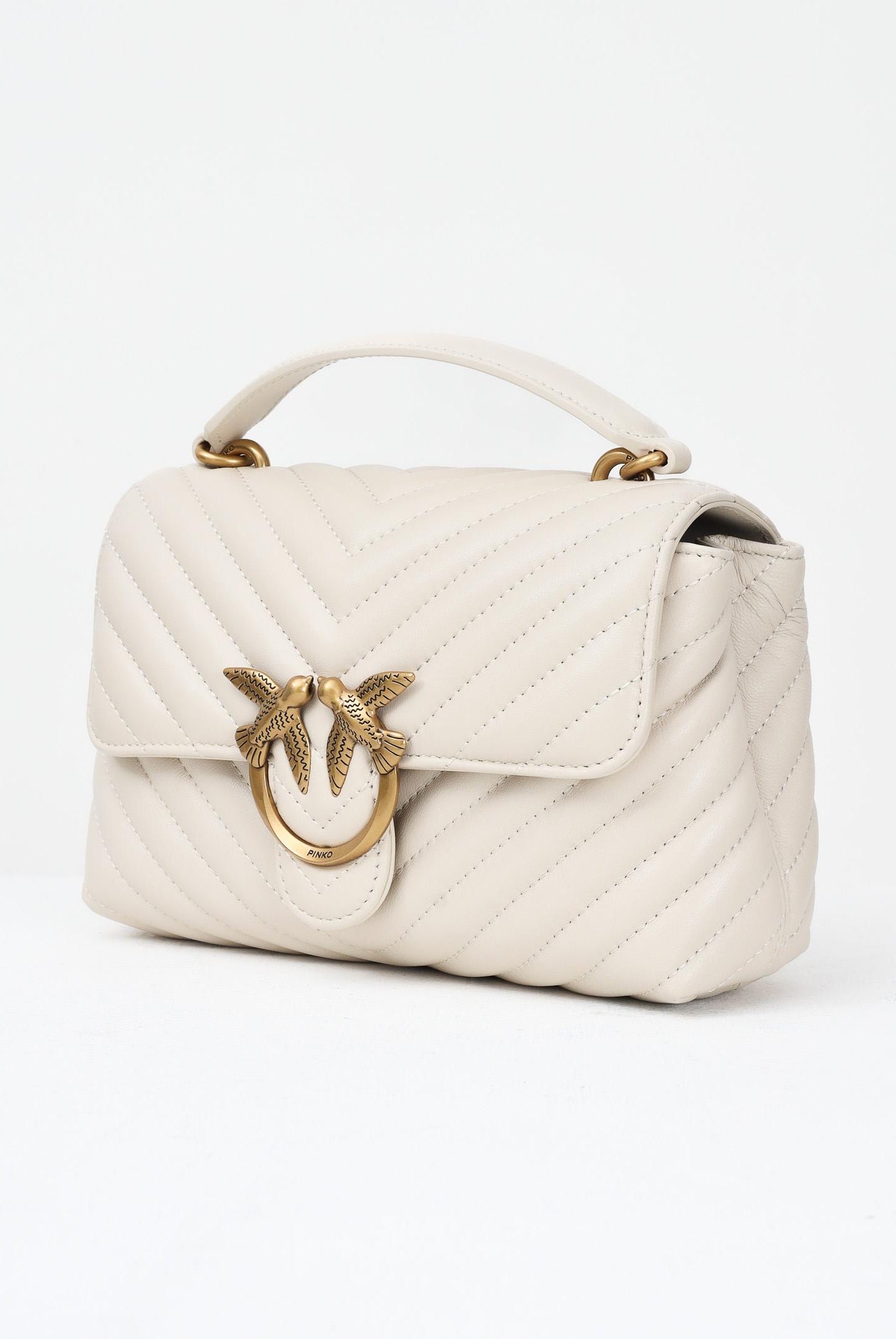 PINKO Borsa a mano Lady Love Bag Puff panna da donna 100044A0GK Z14Q PINKO