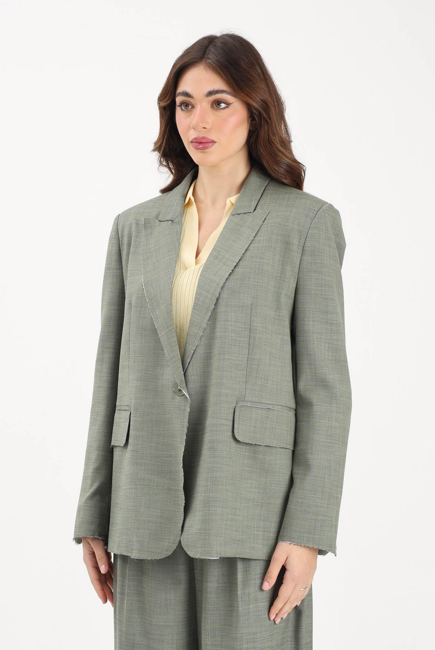 VICOLO Giacca verde salvia da donna TAB0049 ABU17 VICOLO