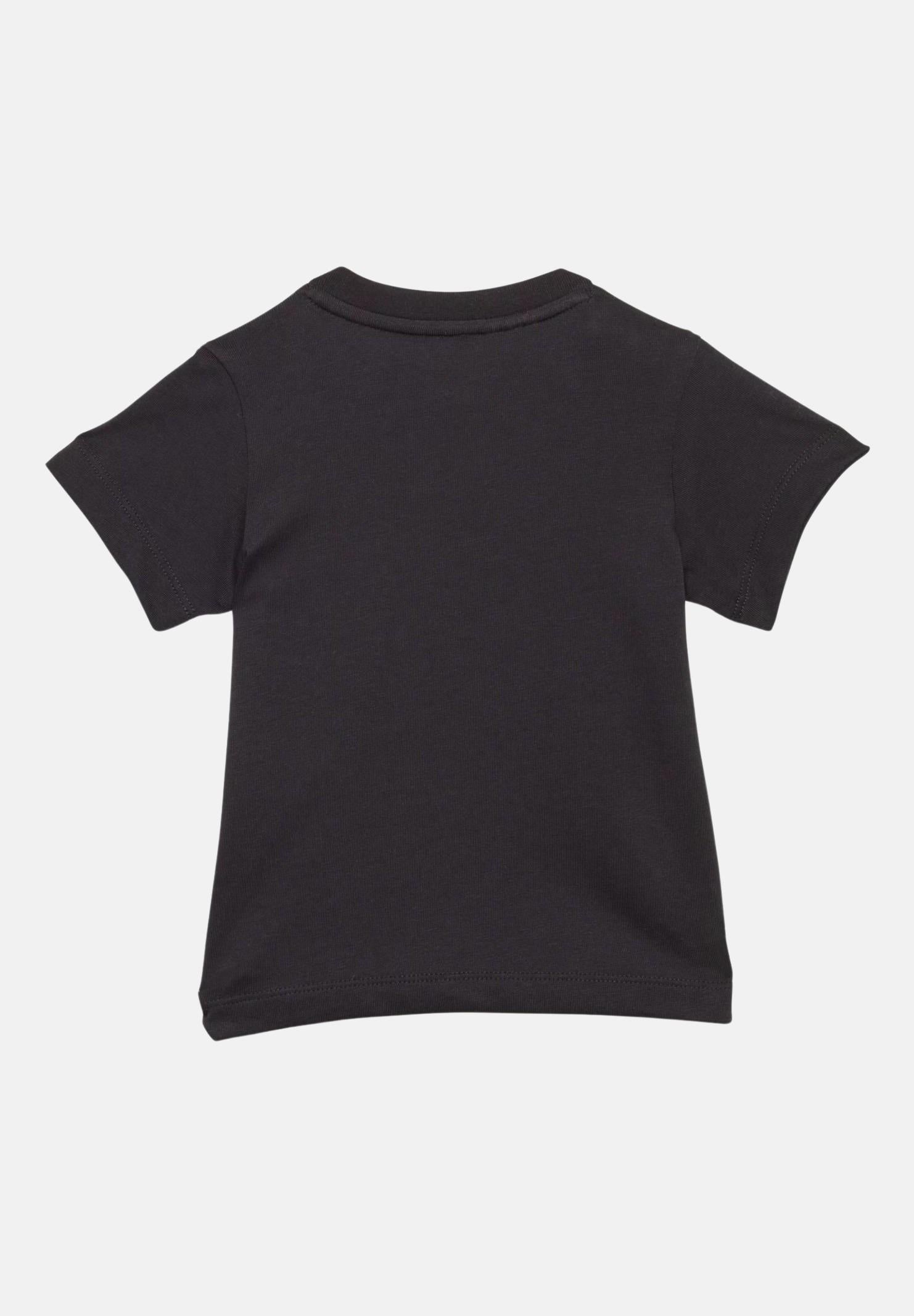 ADIDAS ORIGINALS T-shirt TREFOIL nera da neonato IX5113 . ADIDAS ORIGINALS