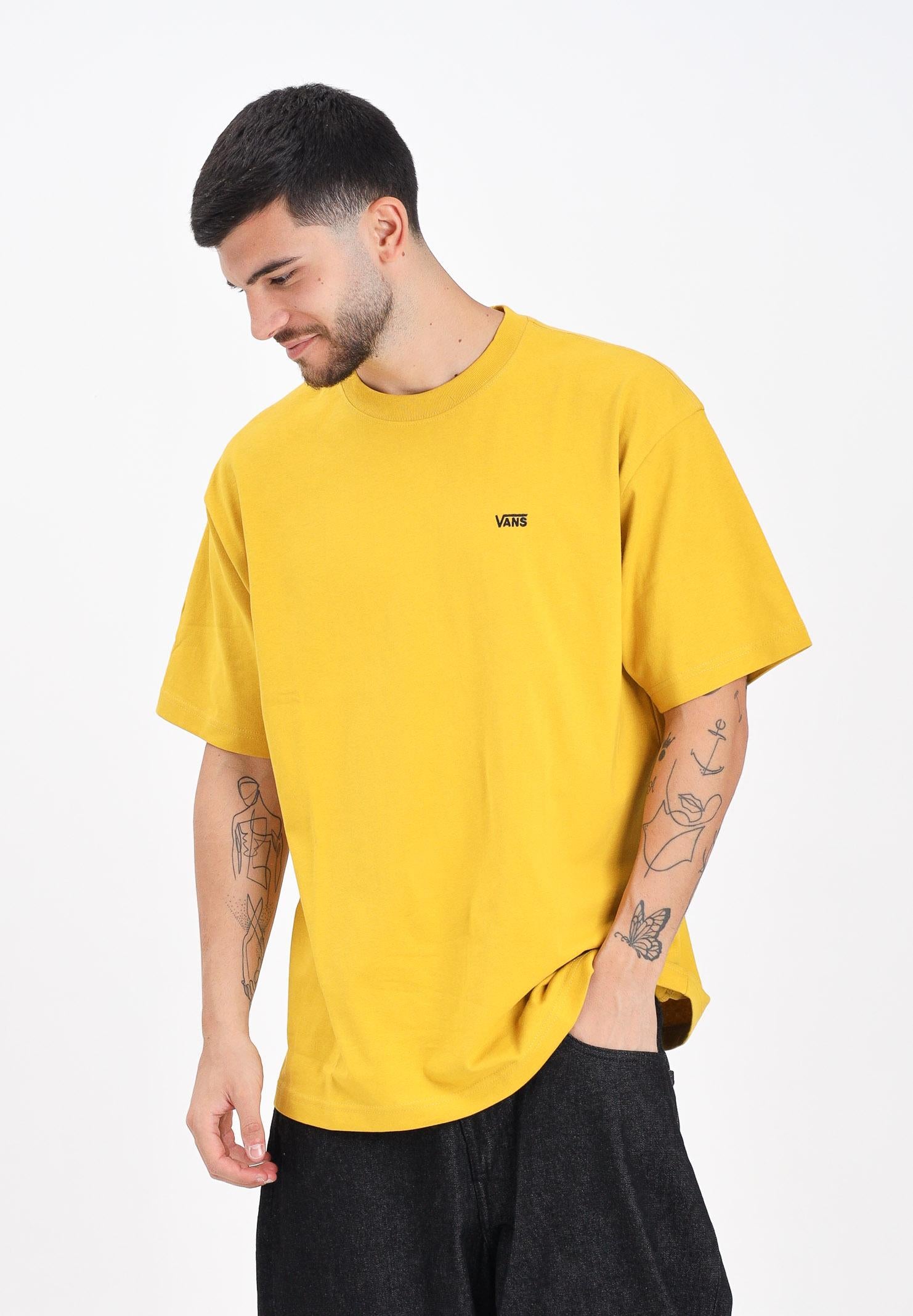 VANS T-shirt a manica corta Left Chest Logo senape da uomo VN000P1PEMX1 . VANS