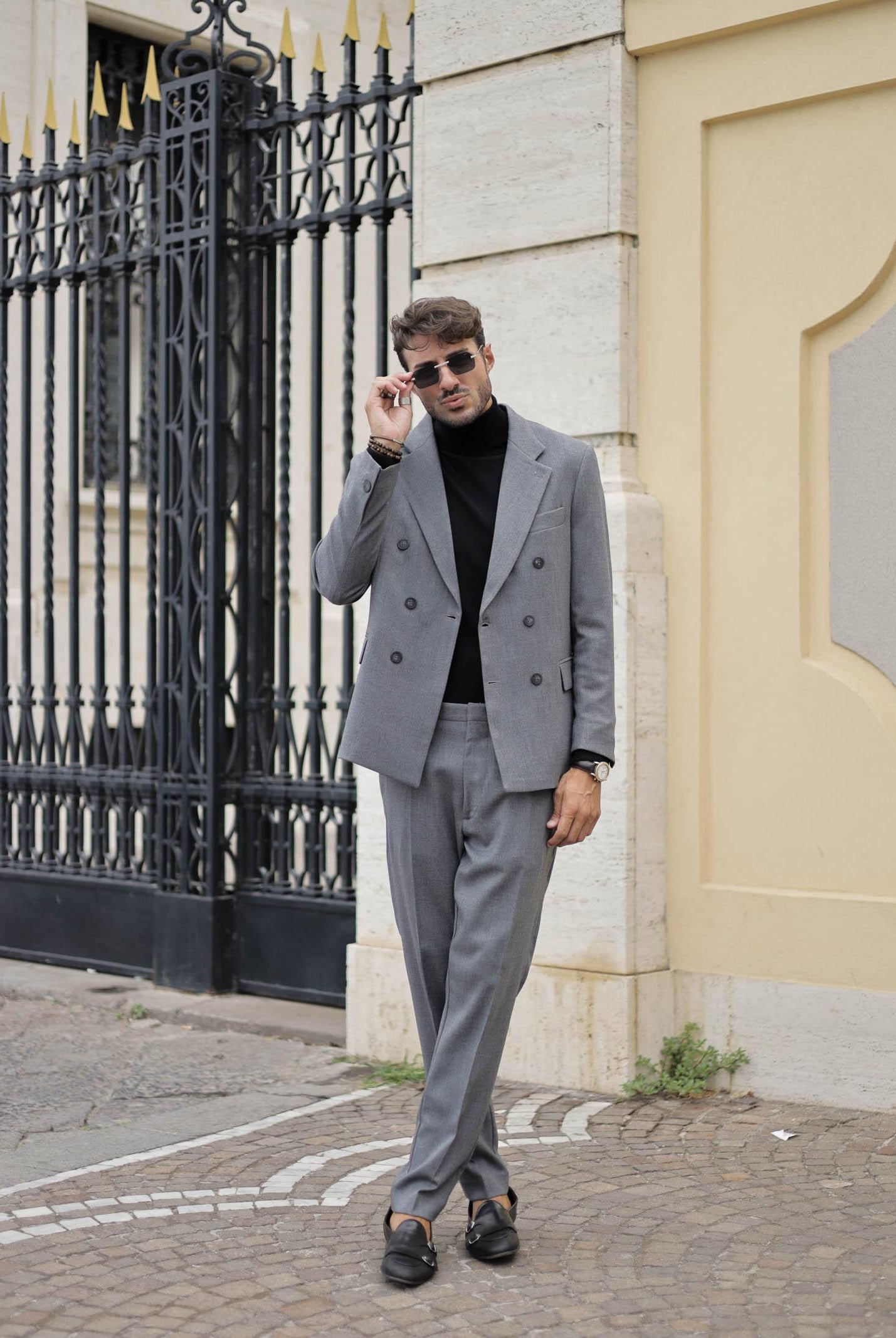 I'M BRIAN Pantalone elegante grigio da uomo<BR/> PA3492 GRIG I'M BRIAN