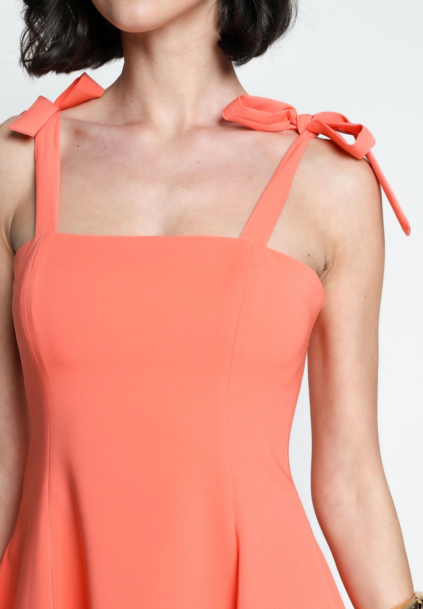 SANTAS Abito midi MEDELEINE corallo da donna PV2508 CORALLO SANTAS