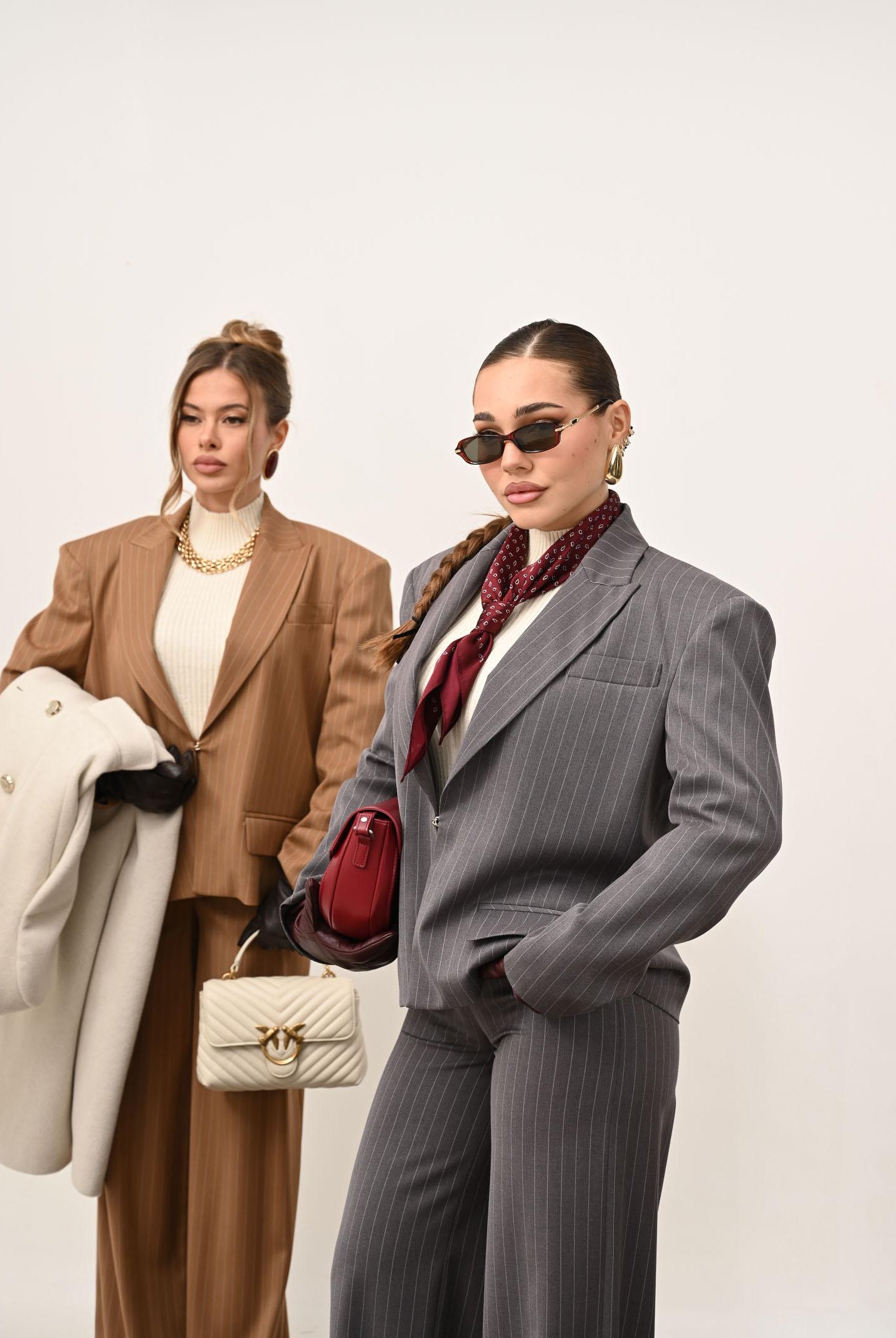 SANTAS Giacca OMBRE grigia da donna PV2619 GR SANTAS