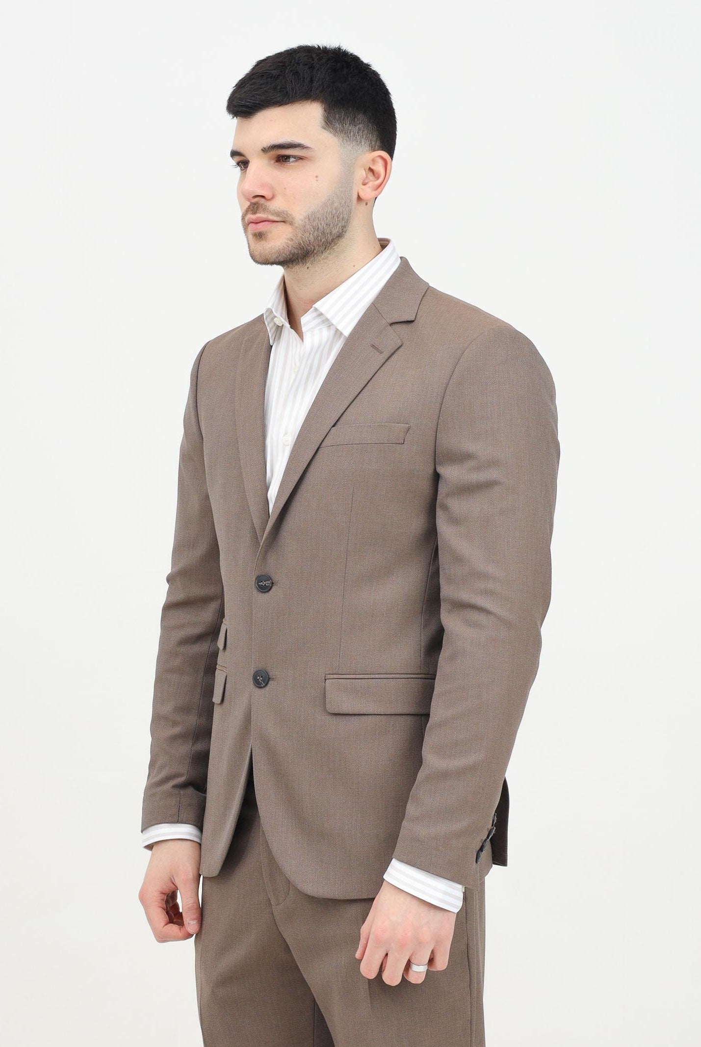 SELECTED HOMME Giacca monopetto marrone da uomo 16087868 KE SELECTED HOMME