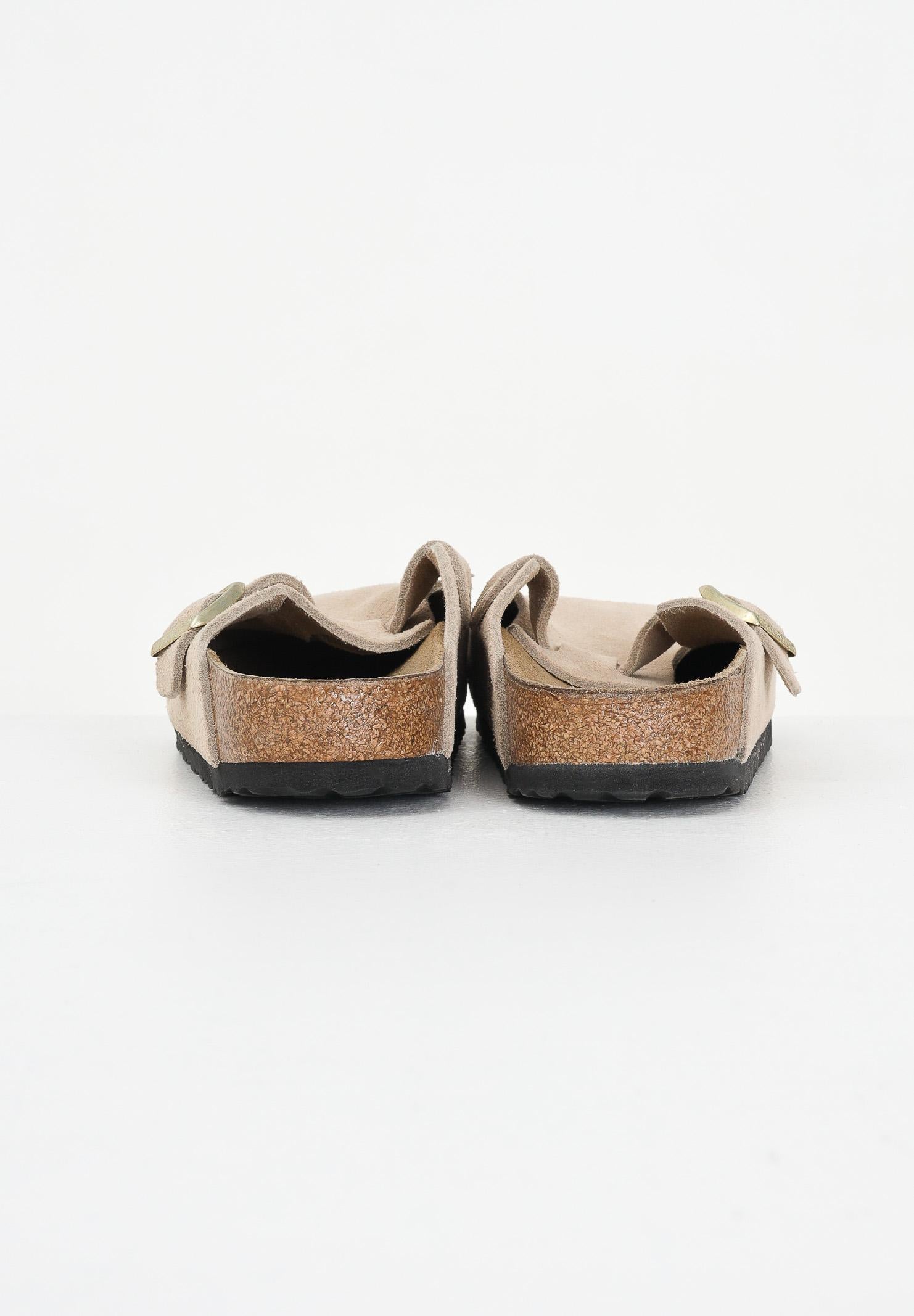 BIRKENSTOCK Ciabatte Boston beige per uomo e donna 1030883 . BIRKENSTOCK