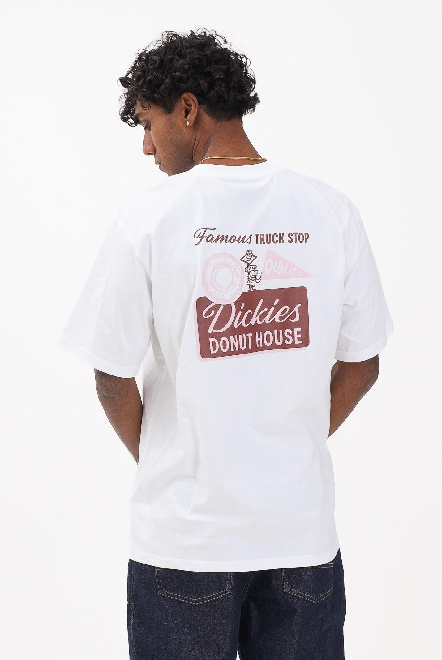 DICKIES T-shirt manica corta Donut House bianca da uomo DK0A87QN0WH1 DIckies