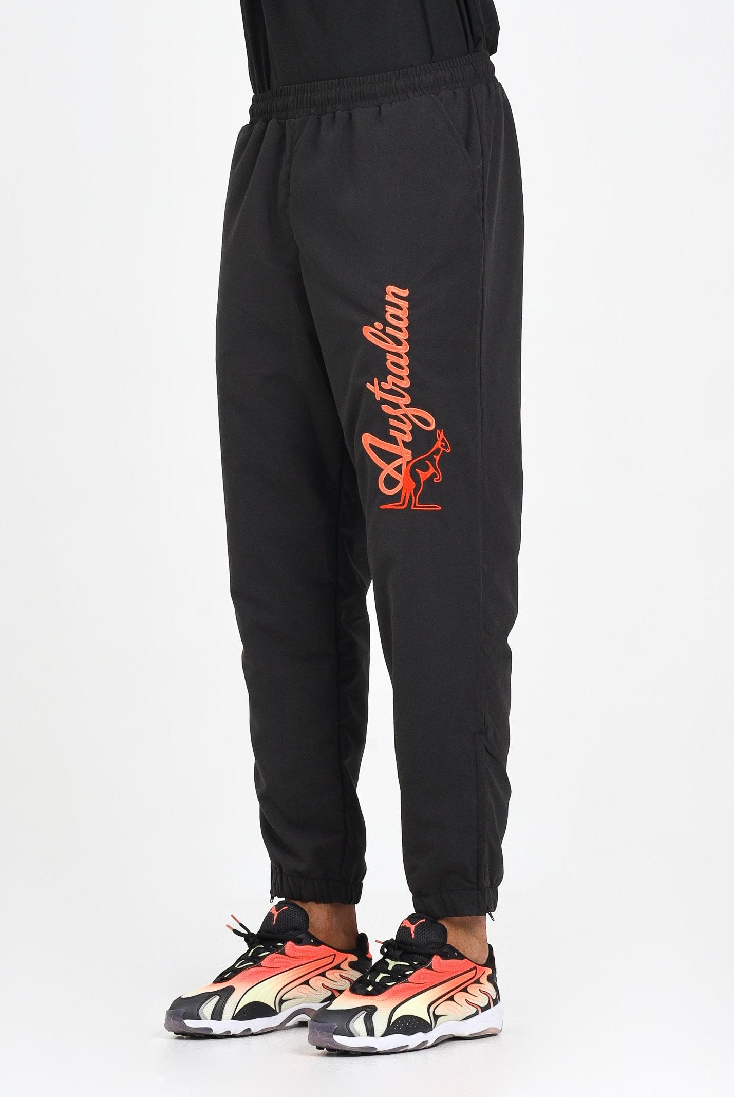 AUSTRALIAN Pantalone sportivo Goran Bumper nero da uomo ARUPA0017 003C AUSTRALIAN