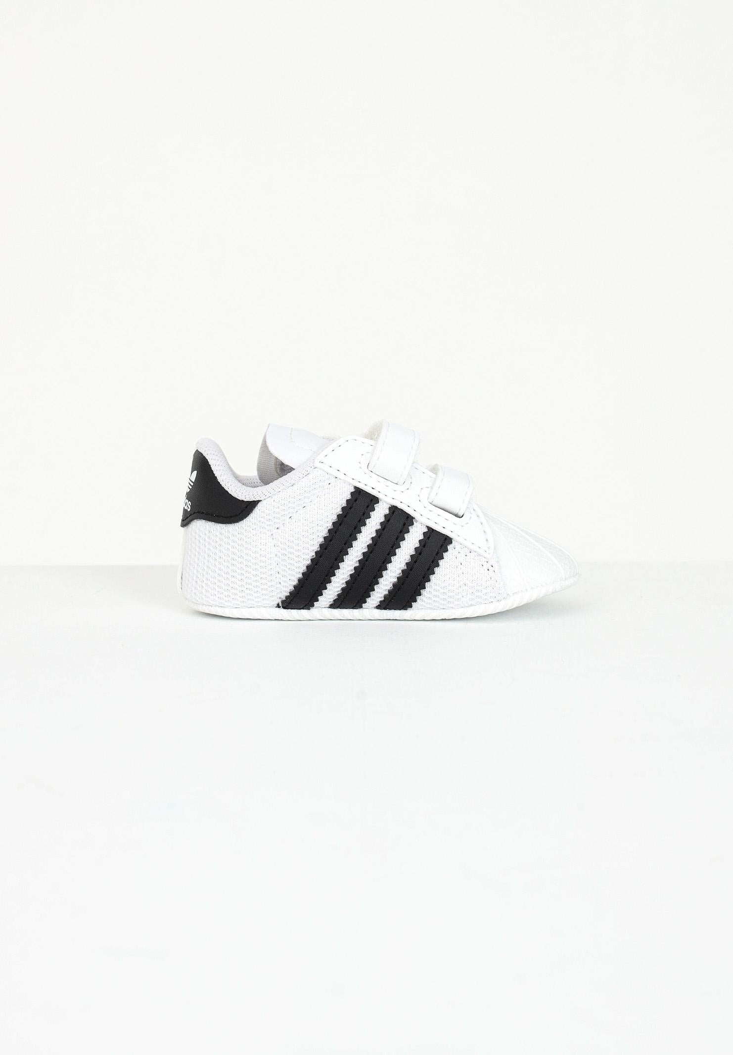 ADIDAS ORIGINALS Scarpe da culla Superstar bianche da neonato S79916 . ADIDAS ORIGINALS