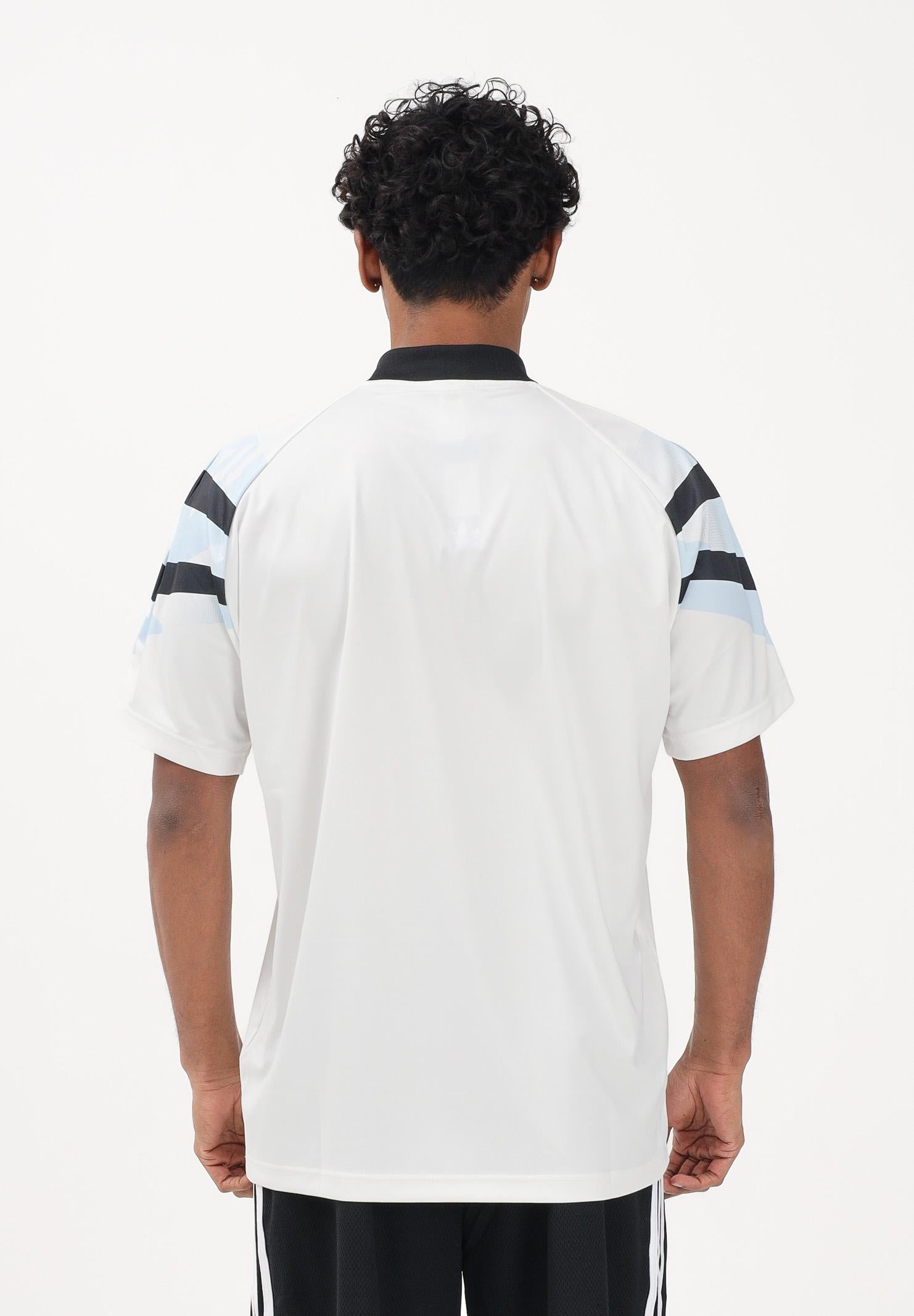 ADIDAS ORIGINALS T-shirt a manica corta Santiago AOP bianca da uomo KE2154 . ADIDAS ORIGINALS