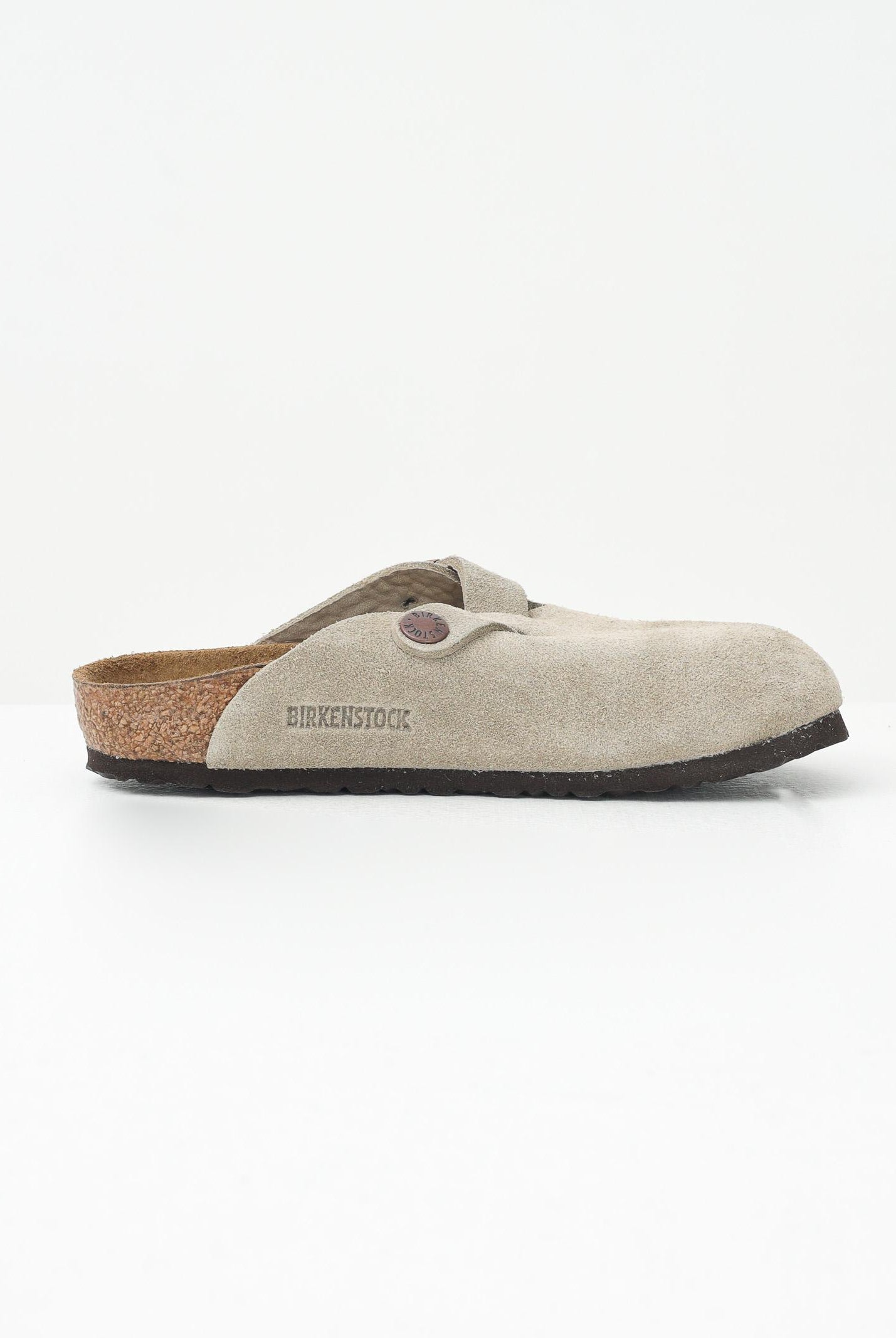 BIRKENSTOCK Ciabatte Boston taupe per bambino e bambina 1027875 . BIRKENSTOCK