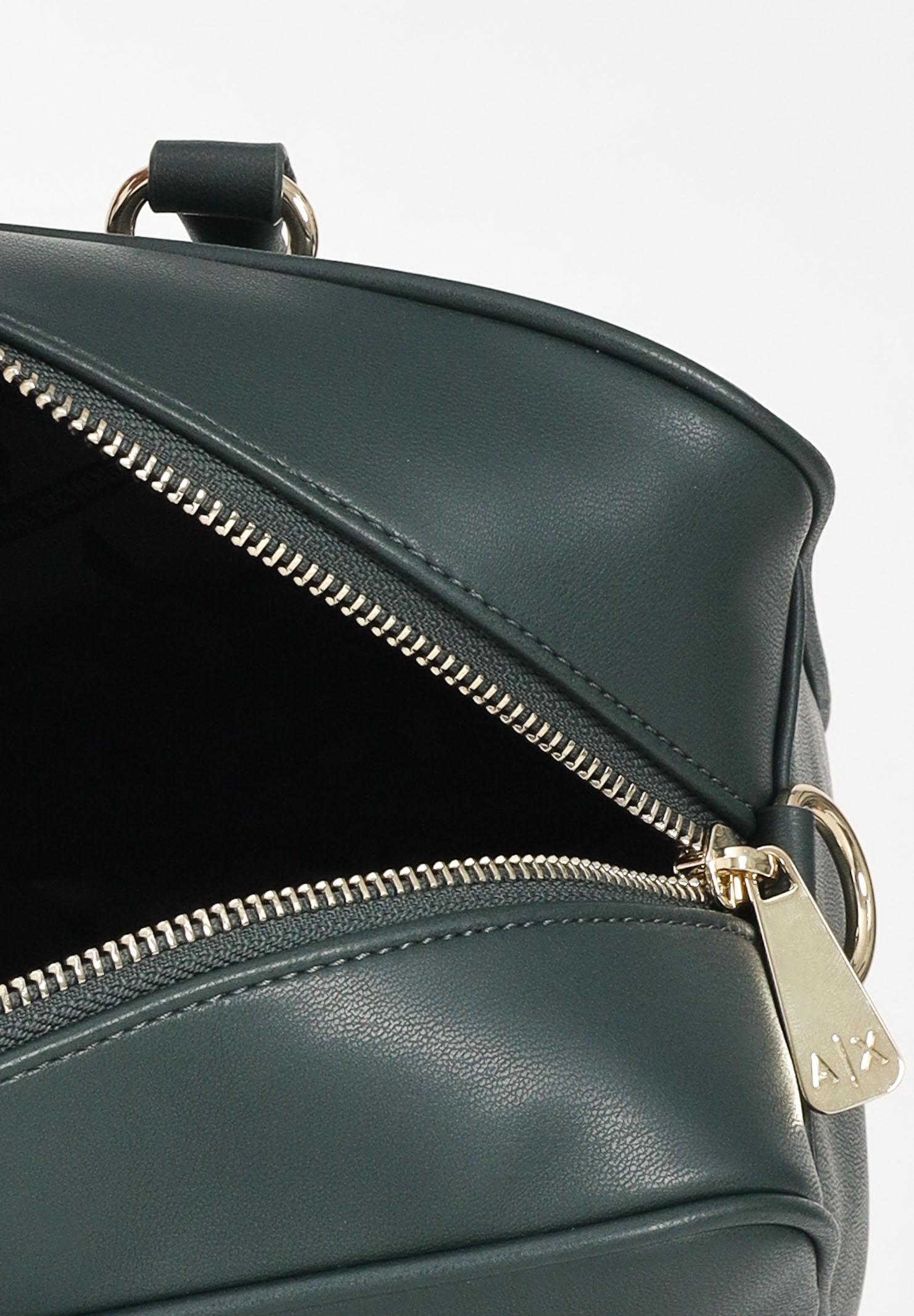 ARMANI EXCHANGE Borsa a spalla verde da donna con ricamo logo XW001566AF15634 U7304 ARMANI EXCHANGE