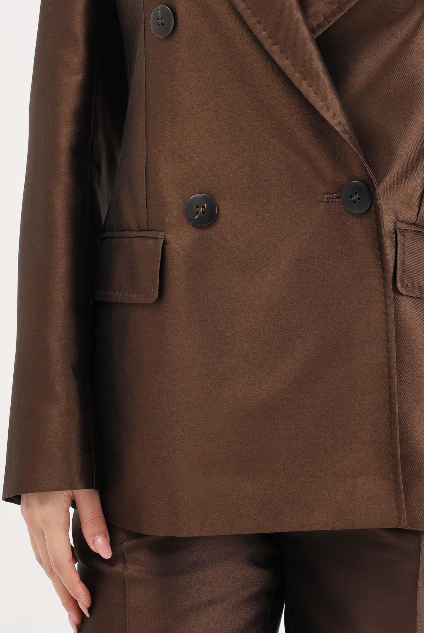 MAX MARA Giacca doppiopetto Mstpeccati marrone da donna 2616041081600 002 MAX MARA