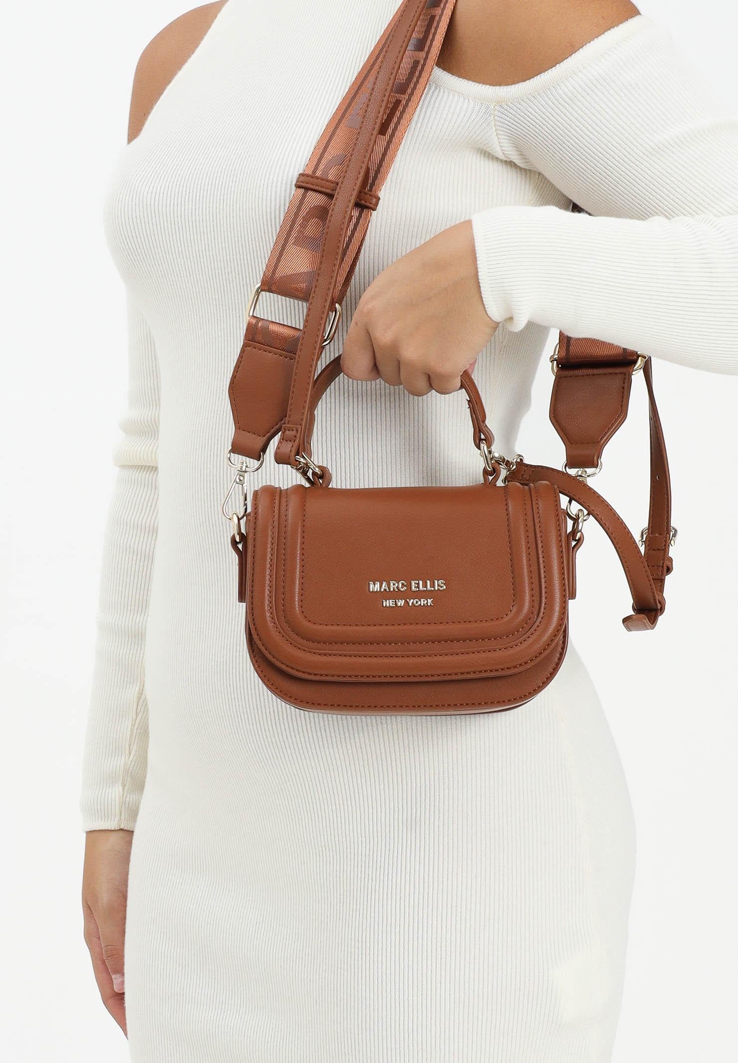 MARC ELLIS Borsa a mano Glossy cuoio da donna GLOSSY-BAG DACU MARC ELLIS