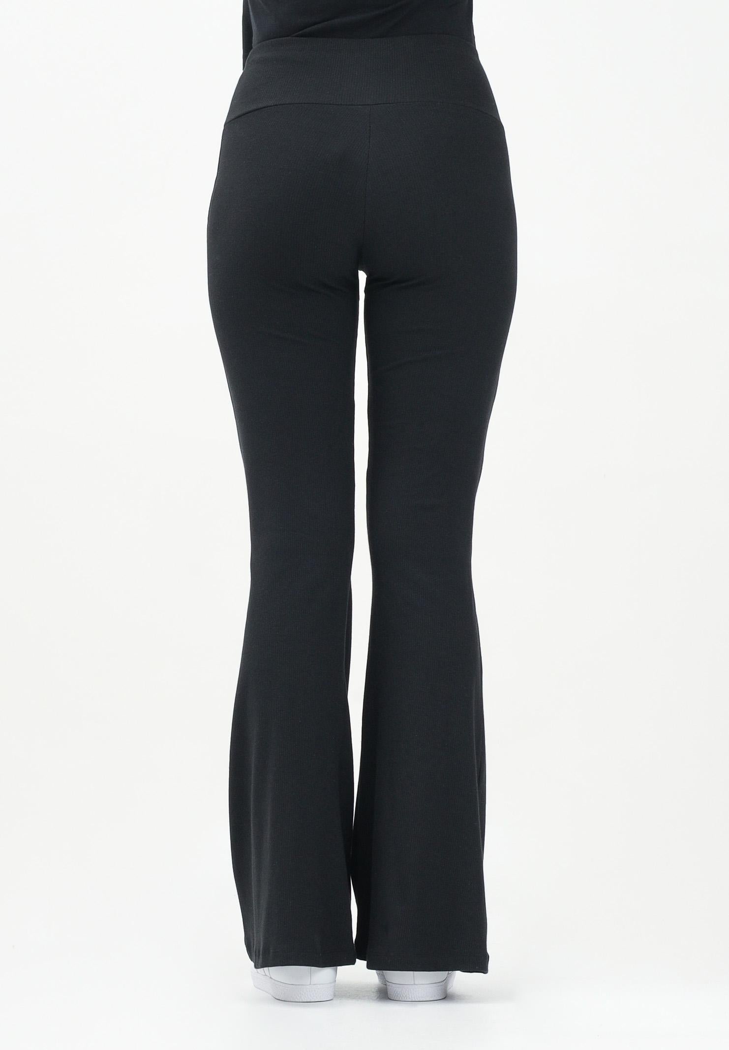 ADIDAS ORIGINALS Leggings sportivo Essentials Rib Flared nero da donna IW5727 . ADIDAS ORIGINALS