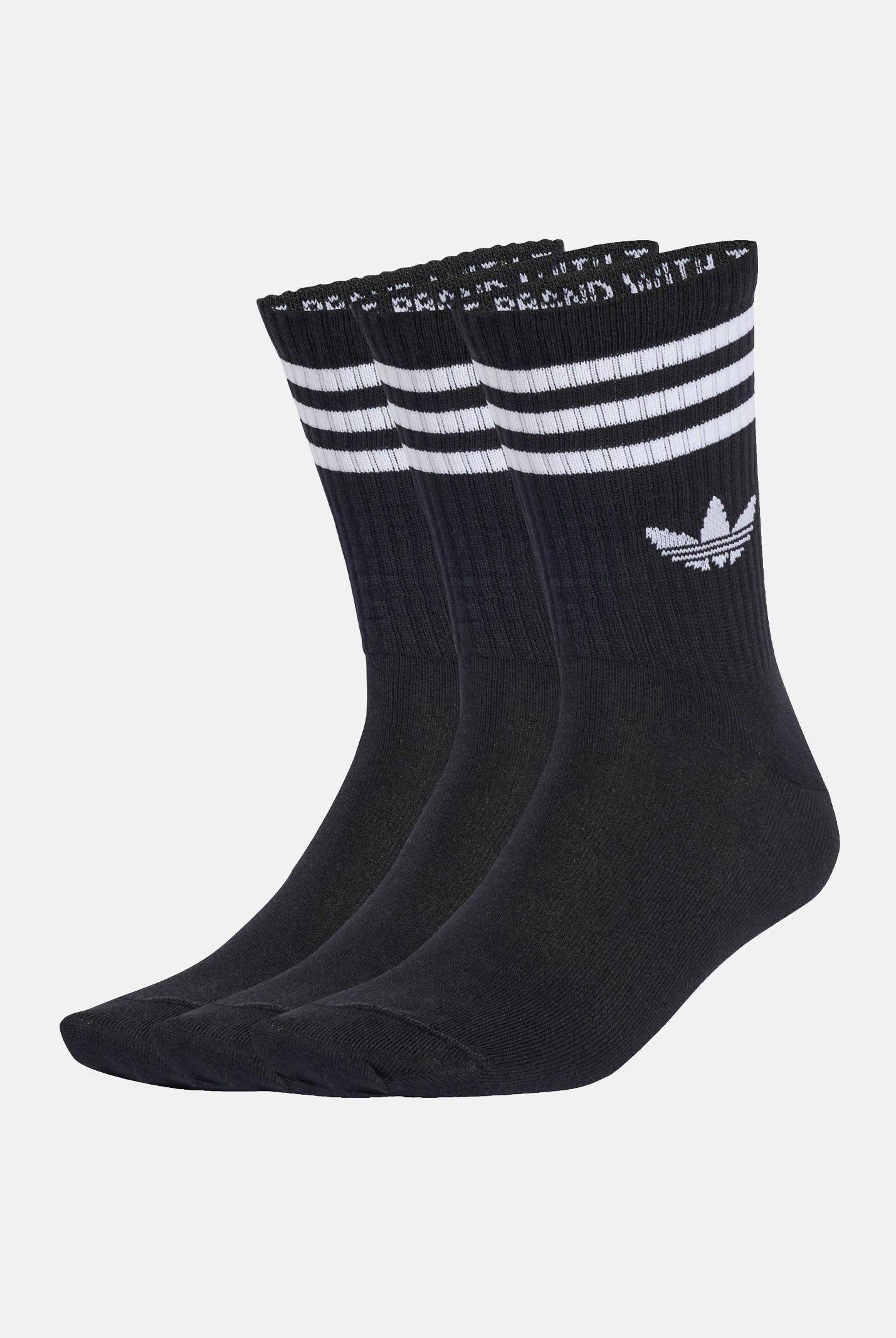ADIDAS ORIGINALS Calzini con 3 Stripes, 3 paia, neri per uomo e donna JV7402 . ADIDAS ORIGINALS