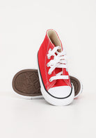 CONVERSE Sneakers Chuck Taylor All Star Classic rosse da neonato 7J232C  CONVERSE