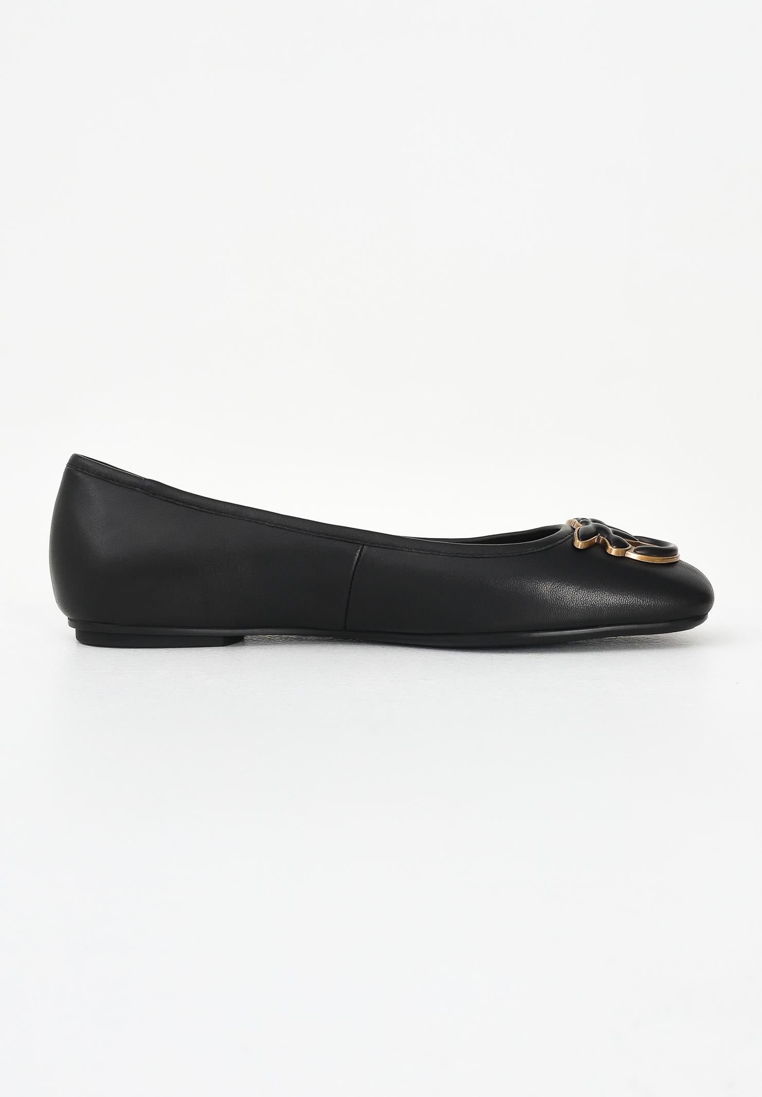 PINKO Ballerine nere da donna con logo Love Birds SD0379P003Z99 . PINKO