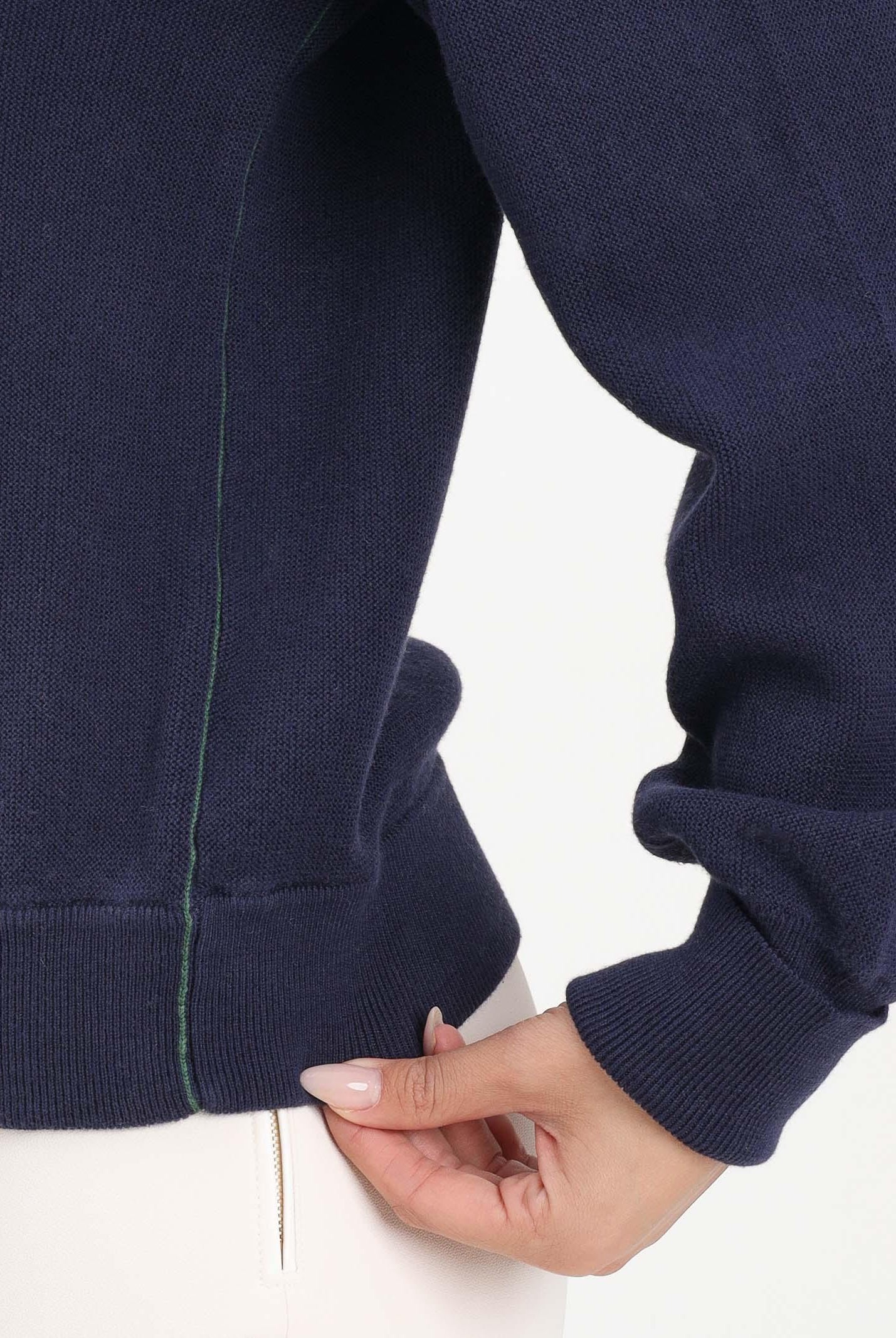 LACOSTE Maglioncino girocollo blu da donna AF4158 166 LACOSTE