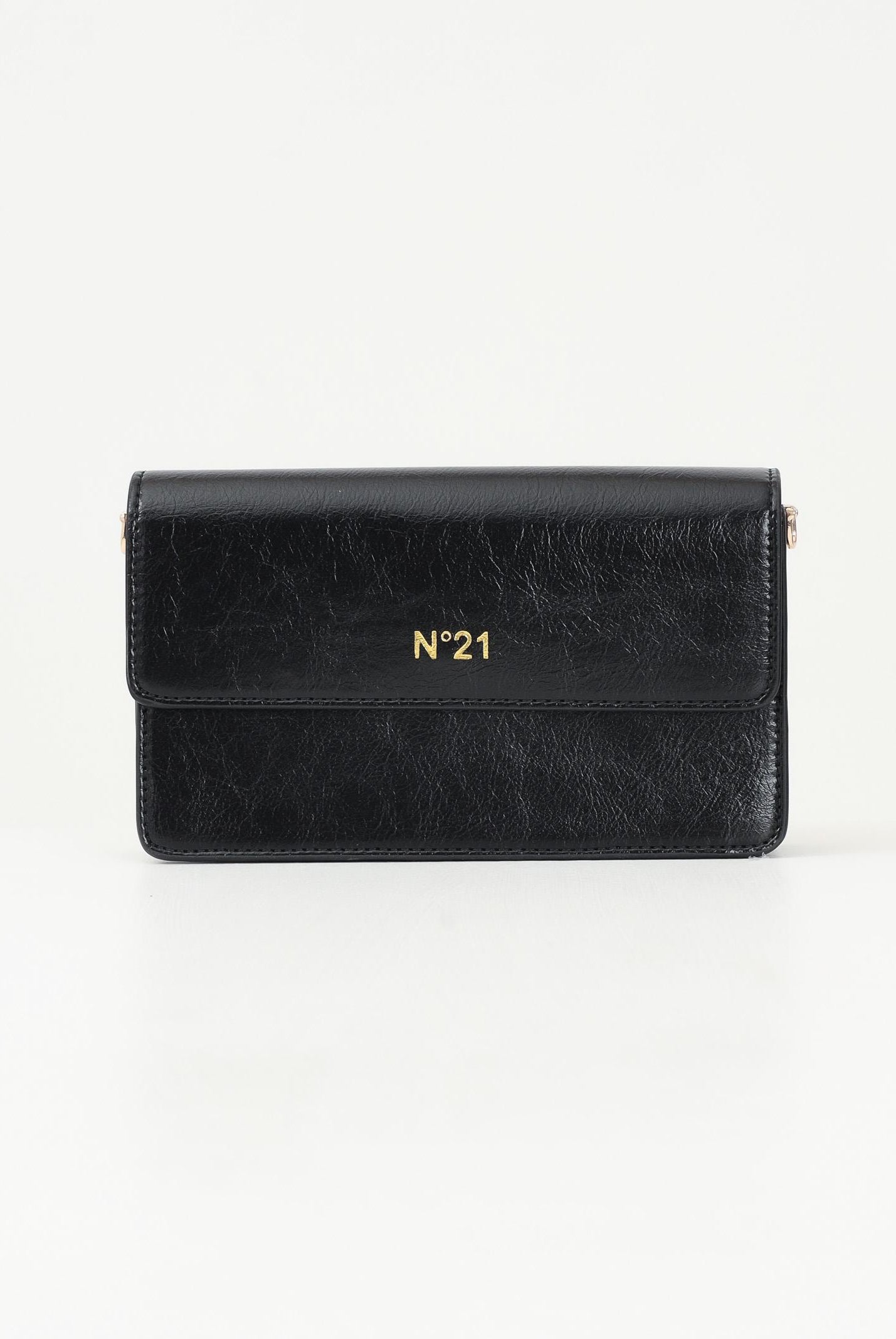 N21 Pochette nera da donna effetto lucido dalla forma rettangolare N2104RN0246 0N900 N21