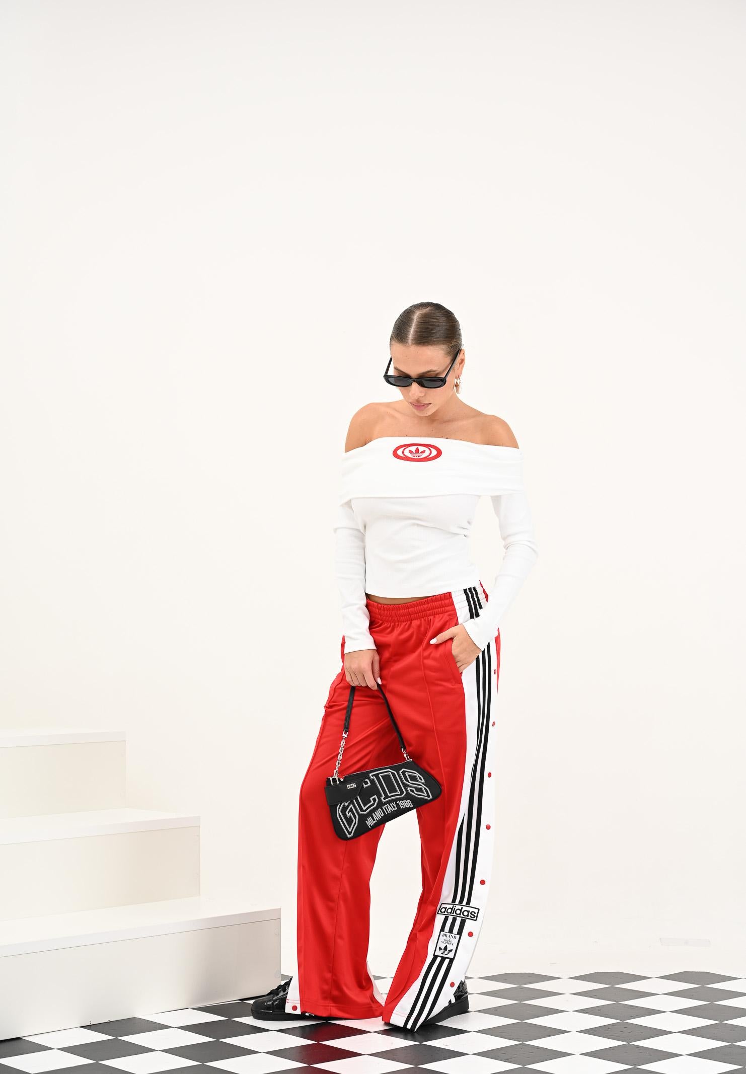 ADIDAS ORIGINALS Maglia Adidas Originals Off Shoulder bianca da donna KA2691 ADIDAS ORIGINALS