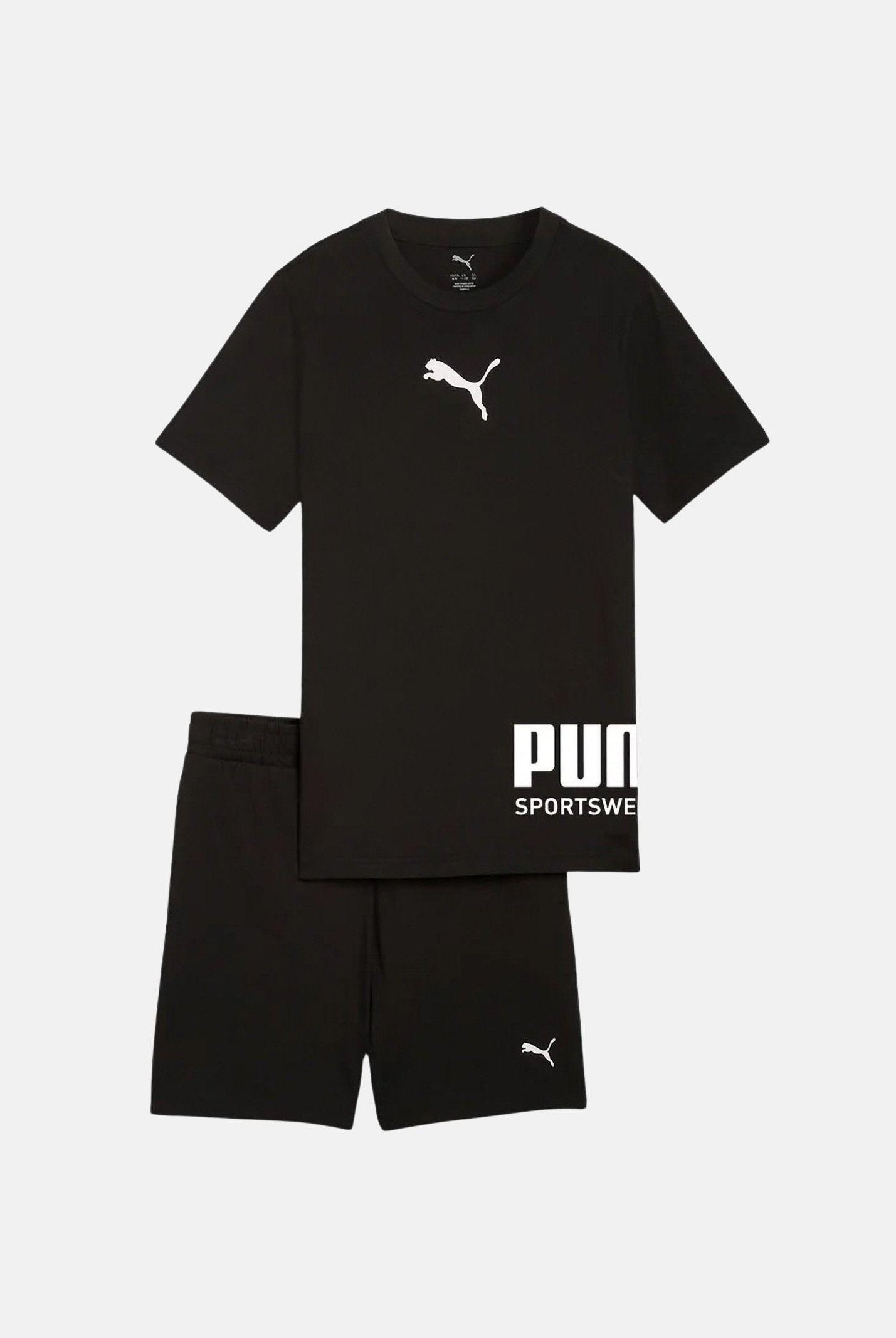 PUMA Completino PUMA Sport Graphic Relaxed nero per bambino e bambina 693335 01 PUMA