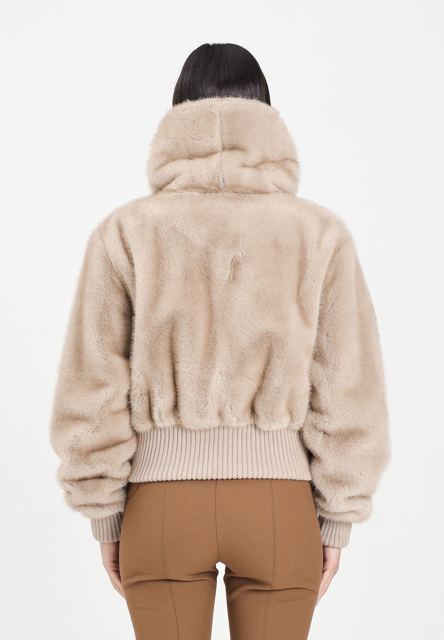 PINKO Pelliccia corta beige da donna 105399A2PI C60 PINKO