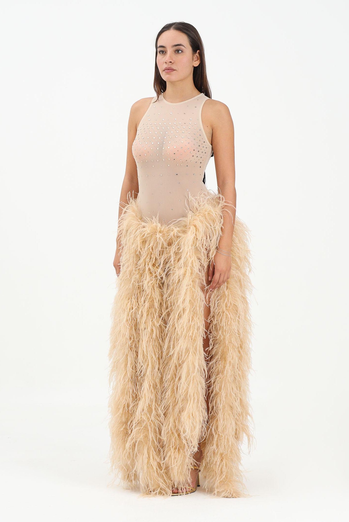 ALMA SANCHEZ Abito lungo Balco burro da donna AS2526068RT 059 ALMA SANCHEZ