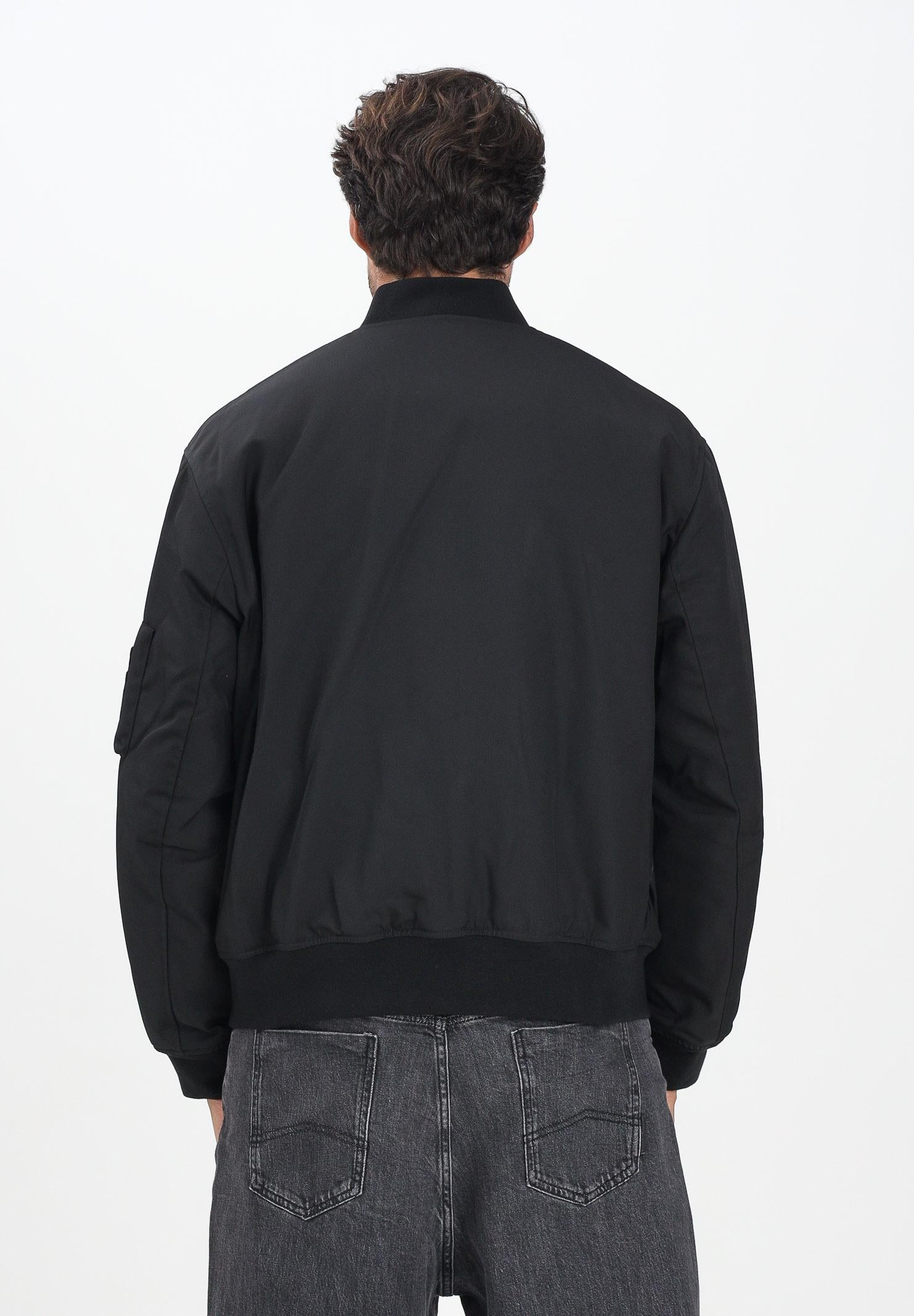 ARMANI EXCHANGE Bomber nero da uomo con logo XM001137AF16672 UC001 ARMANI EXCHANGE